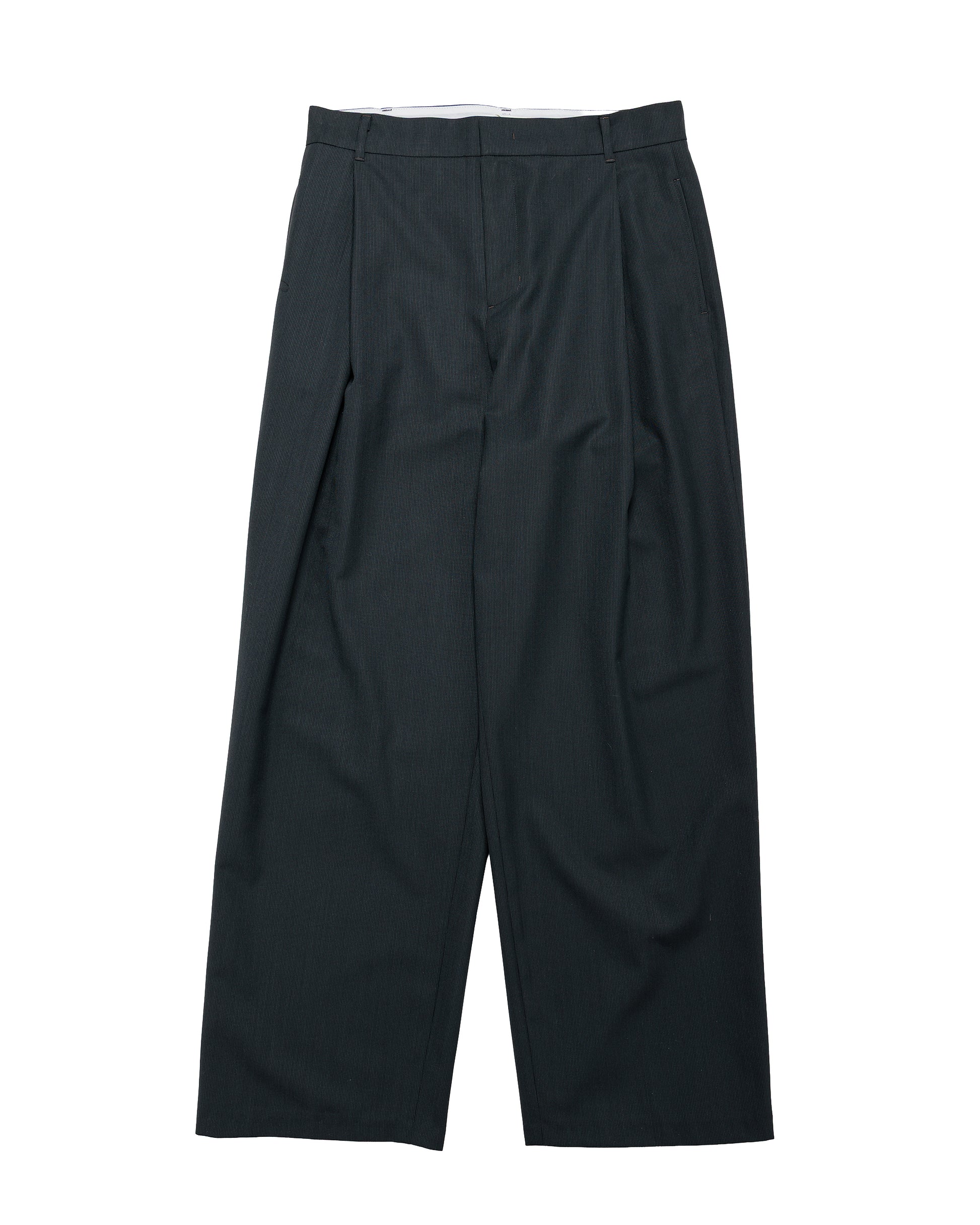 lost & found Amomento Amomento Wool Stripe Martine Pants Black