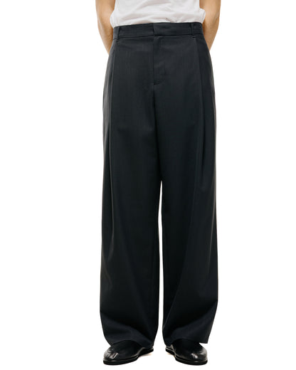 lost & found Amomento Amomento Wool Stripe Martine Pants Black