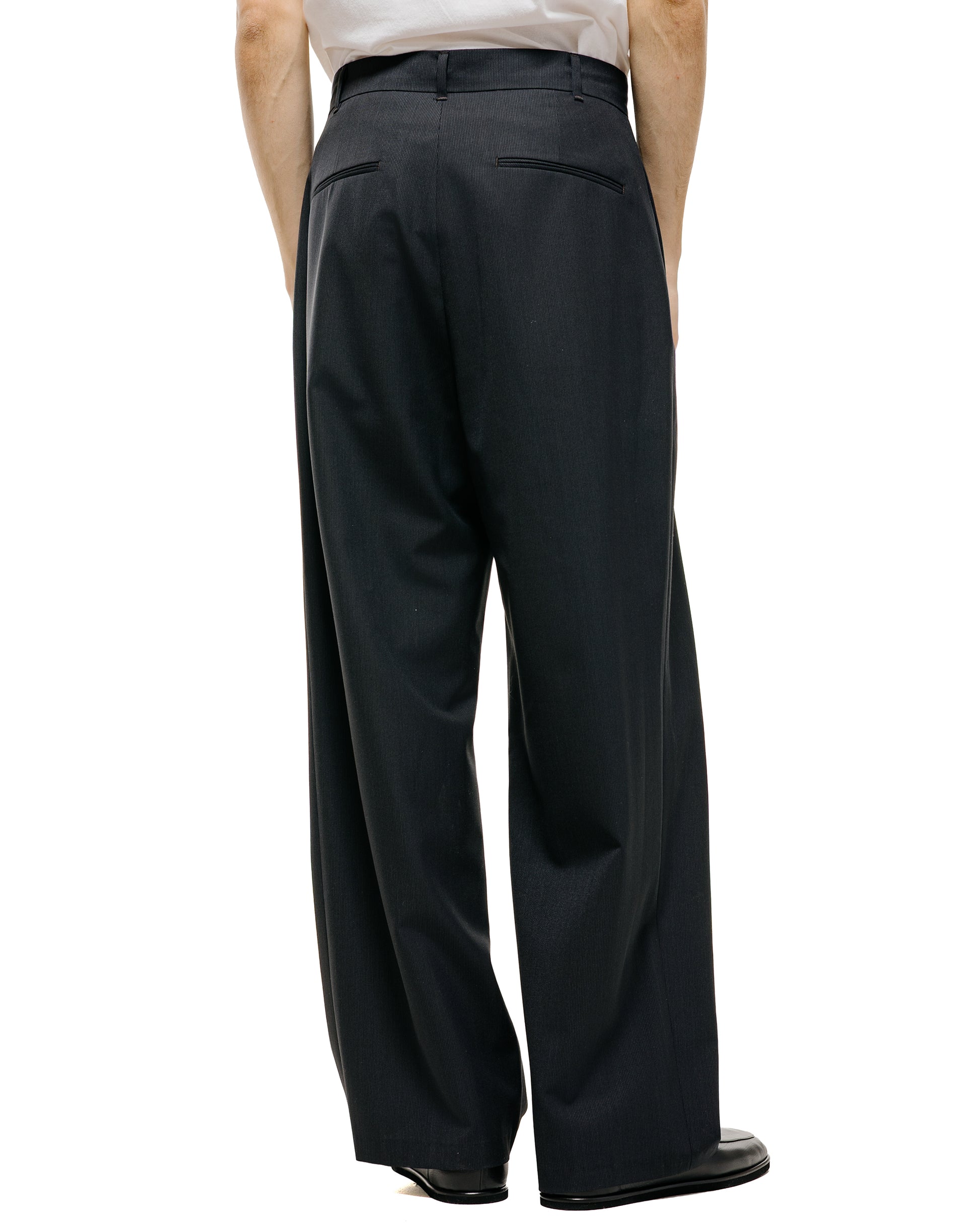 lost & found Amomento Amomento Wool Stripe Martine Pants Black