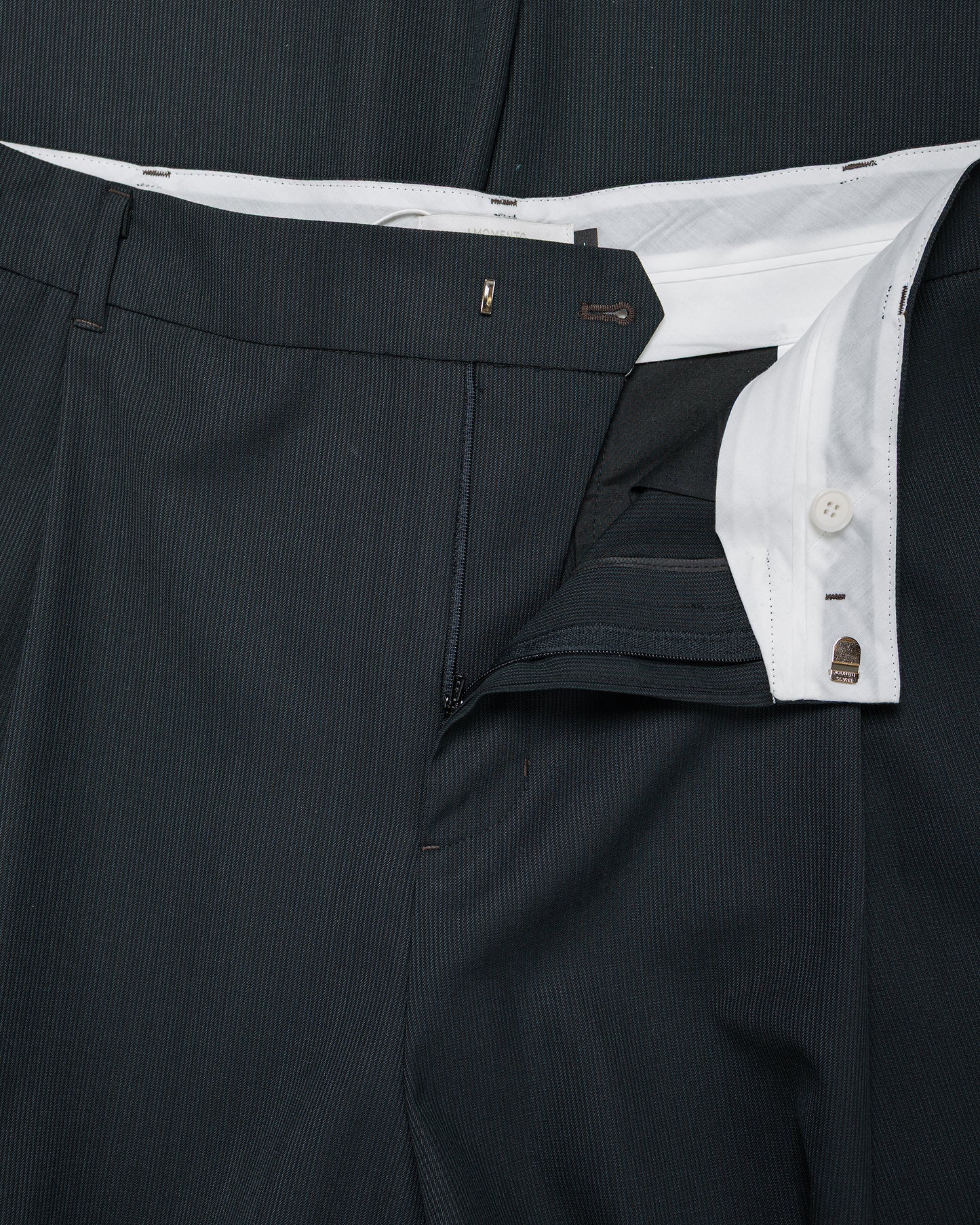 lost & found Amomento Amomento Wool Stripe Martine Pants Black