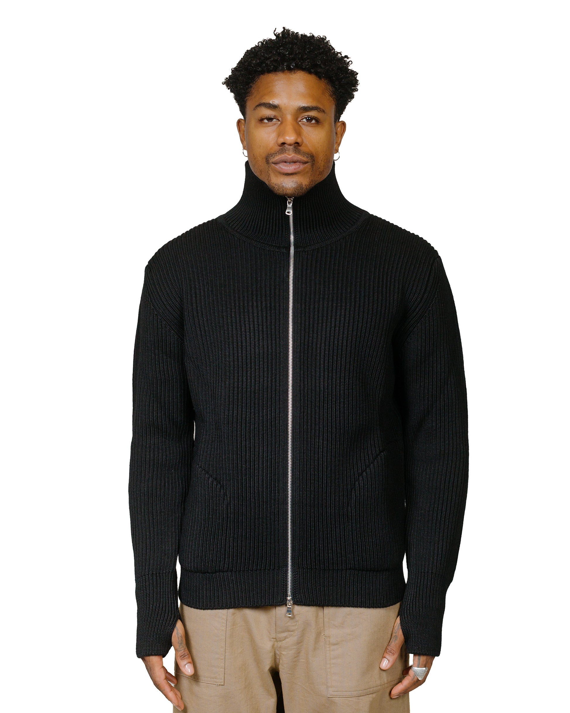 lost & found Andersen-Andersen Andersen-Andersen Navy Full-Zip Pockets Black