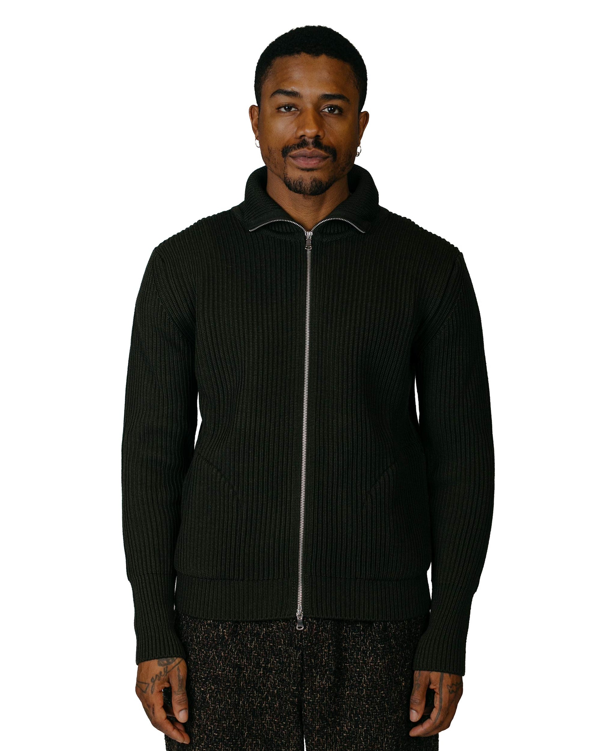 lost & found Andersen-Andersen Andersen-Andersen Navy Full-Zip Pockets Hunting Green