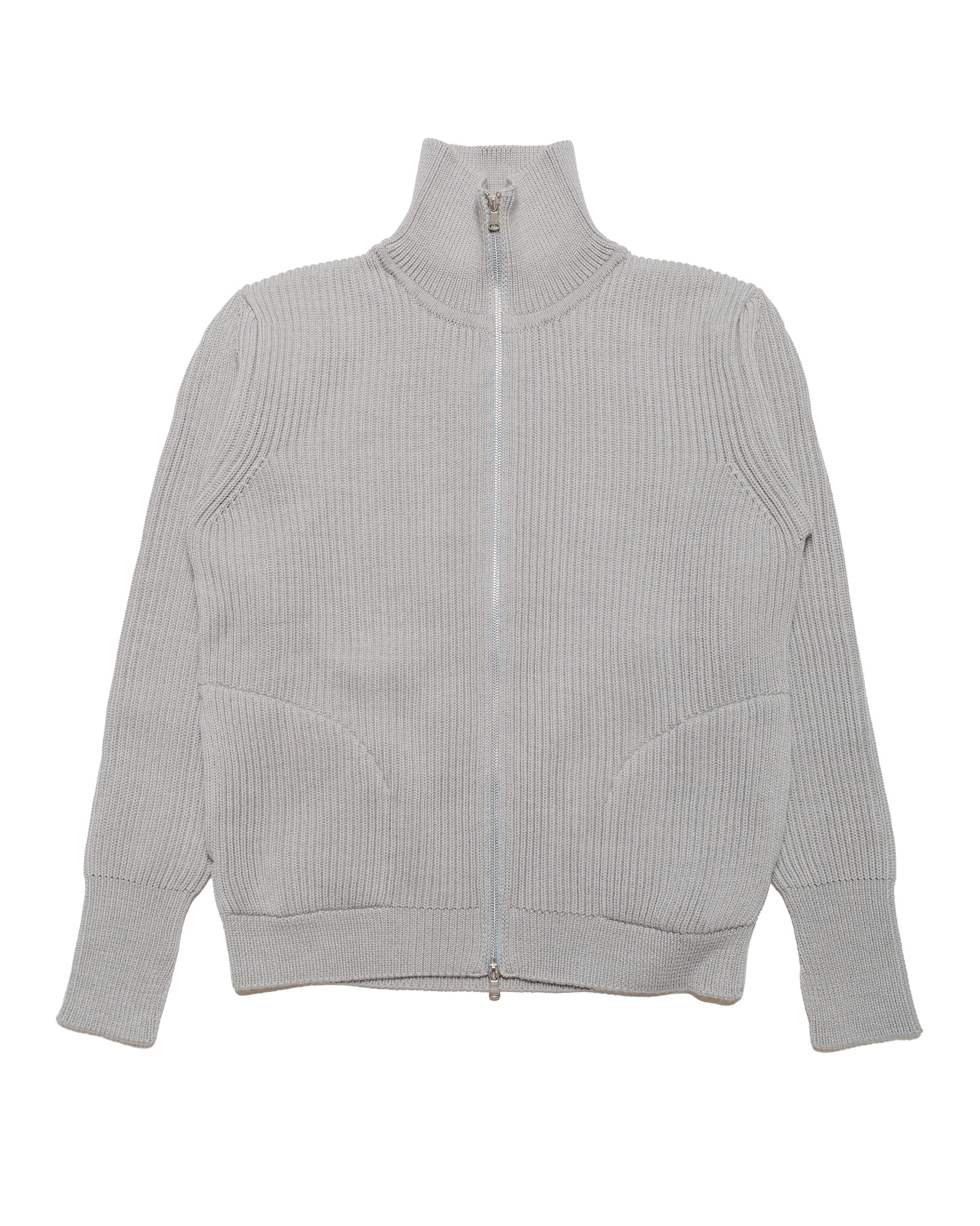 lost & found Andersen-Andersen Andersen-Andersen Navy Full-Zip Pockets Light Grey