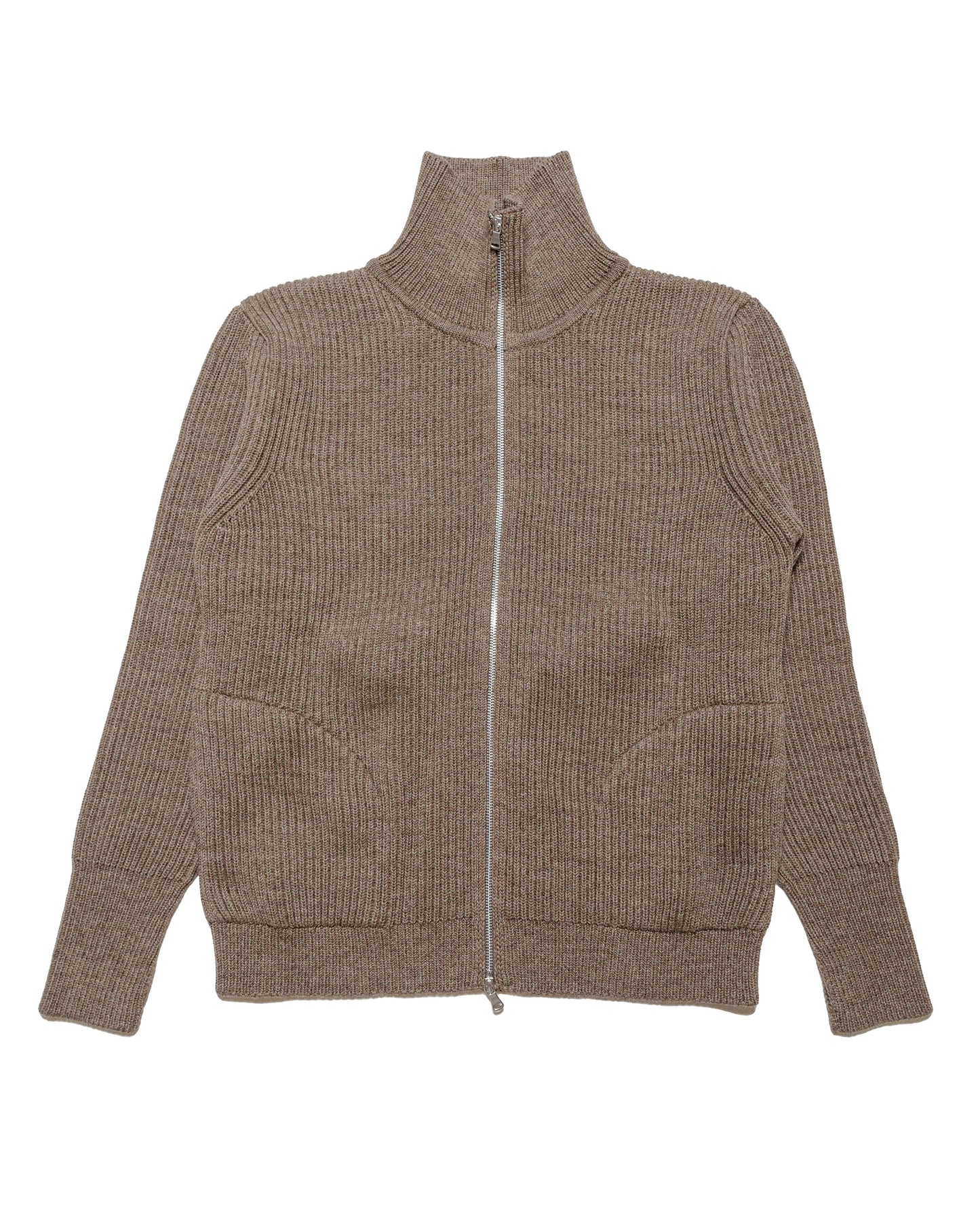 lost & found Andersen-Andersen Andersen-Andersen Navy Full-Zip Pockets Natural Taupe