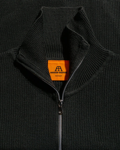lost & found Andersen-Andersen Andersen-Andersen Sailor Full-Zip Hunting Green