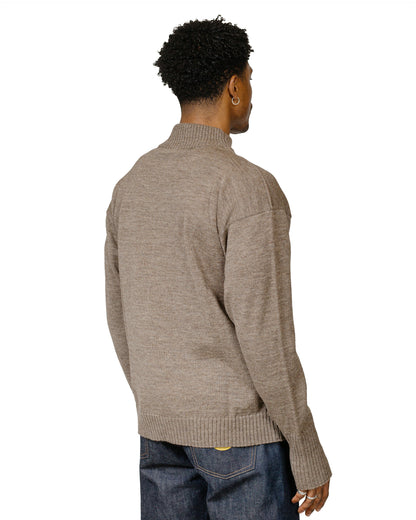 lost & found Andersen-Andersen Andersen-Andersen Seaman Half-Zip Natural Taupe