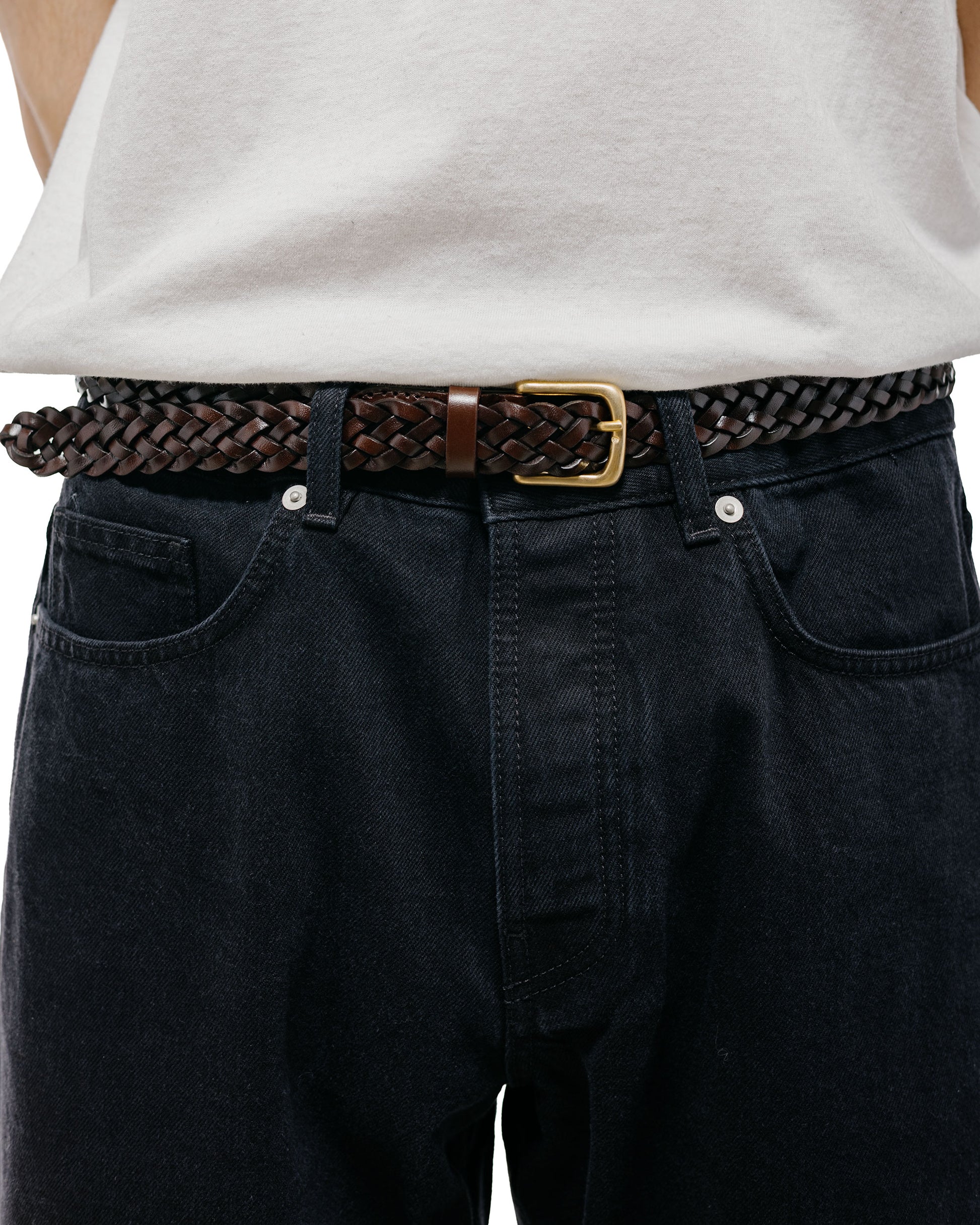Another Aspect Another Belt 1.0 Braided Brown