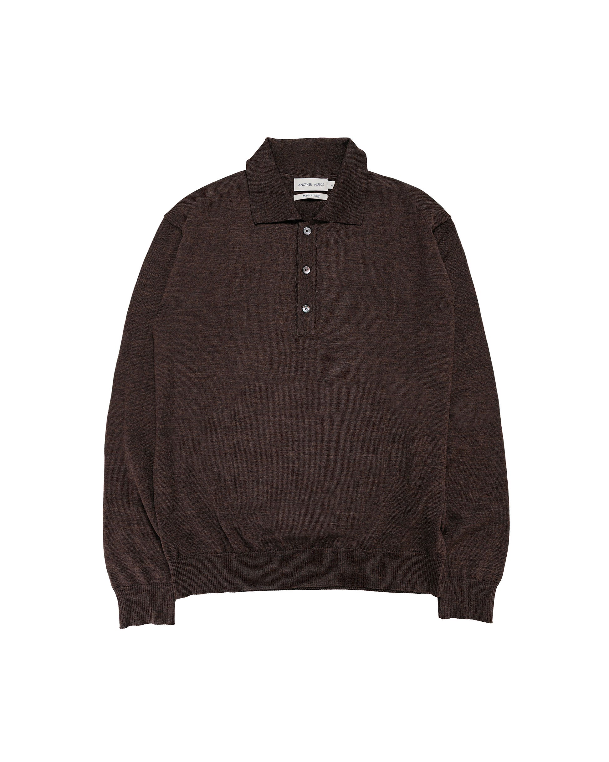lost & found Another Aspect Another Aspect Another Polo Shirt 2.0 Brown Melange