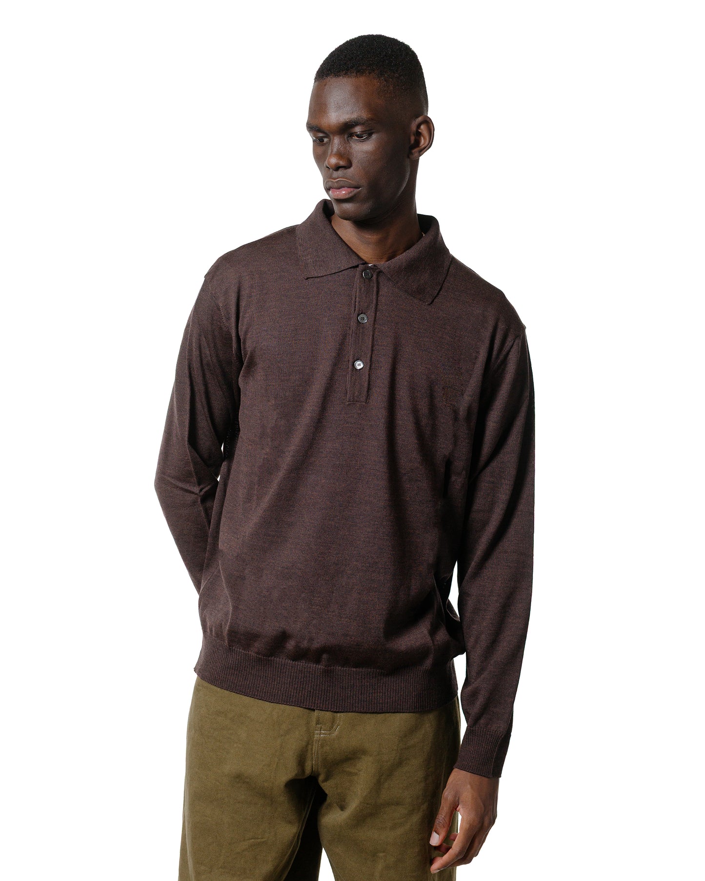 lost & found Another Aspect Another Aspect Another Polo Shirt 2.0 Brown Melange