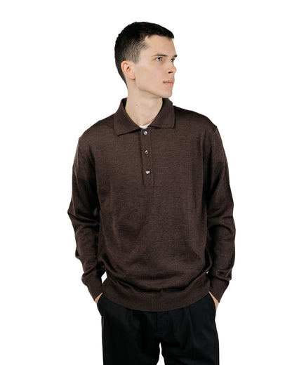 lost & found Another Aspect Another Aspect Another Polo Shirt 2.0 Brown Melange