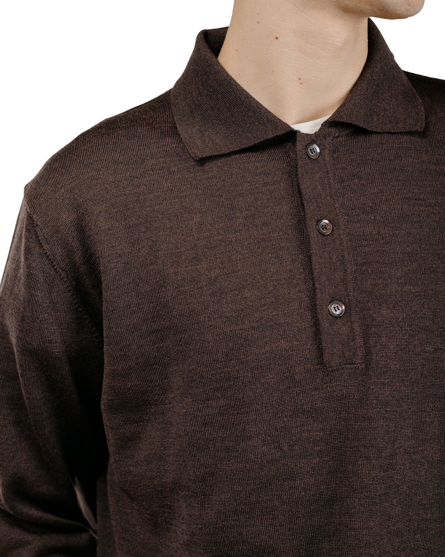 lost & found Another Aspect Another Aspect Another Polo Shirt 2.0 Brown Melange
