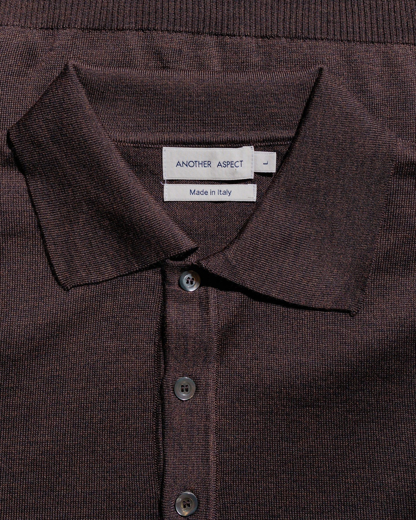 lost & found Another Aspect Another Aspect Another Polo Shirt 2.0 Brown Melange
