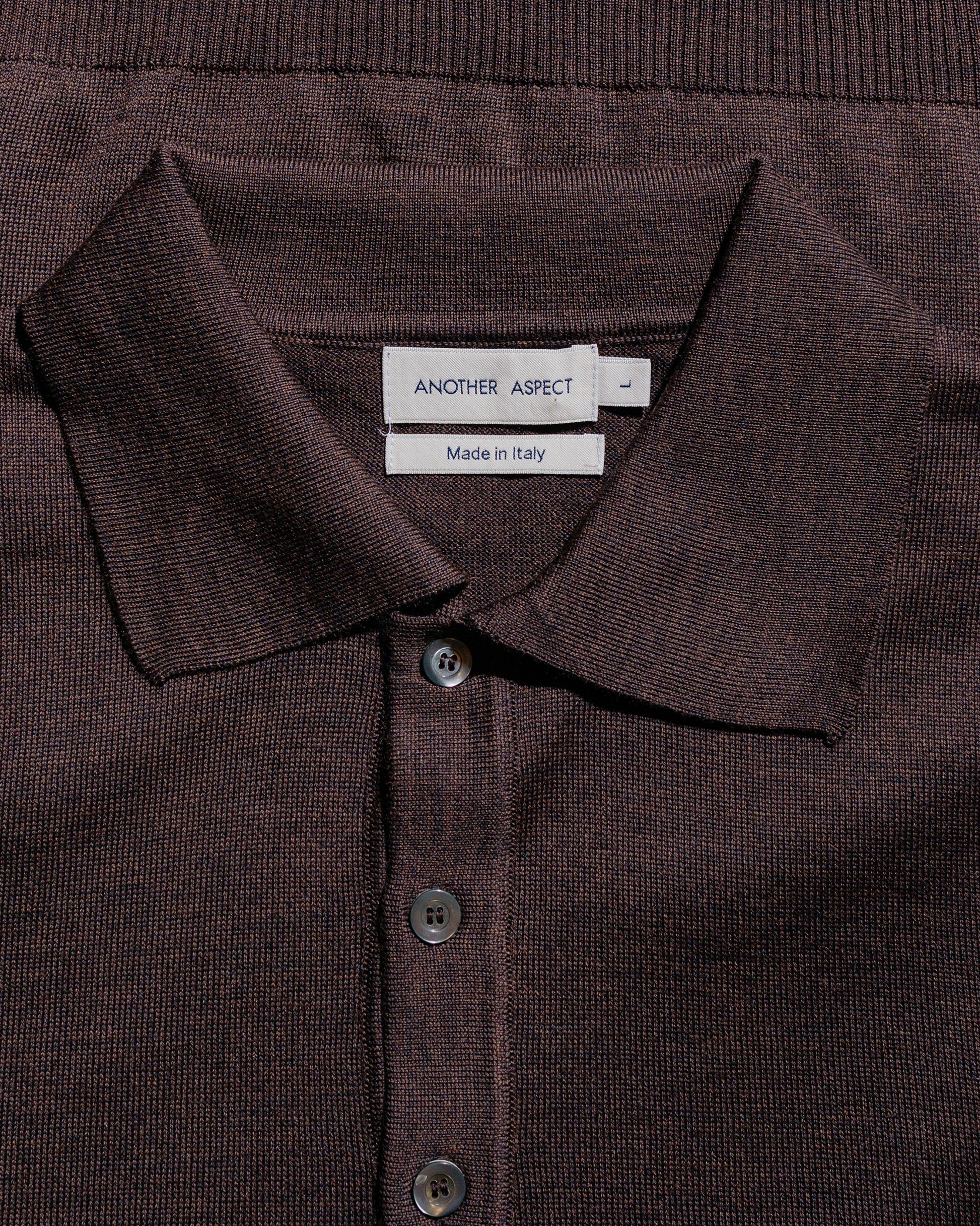 lost & found Another Aspect Another Aspect Another Polo Shirt 2.0 Brown Melange