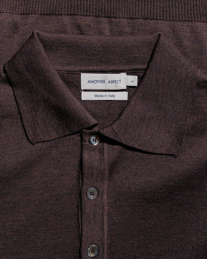 lost & found Another Aspect Another Aspect Another Polo Shirt 2.0 Brown Melange