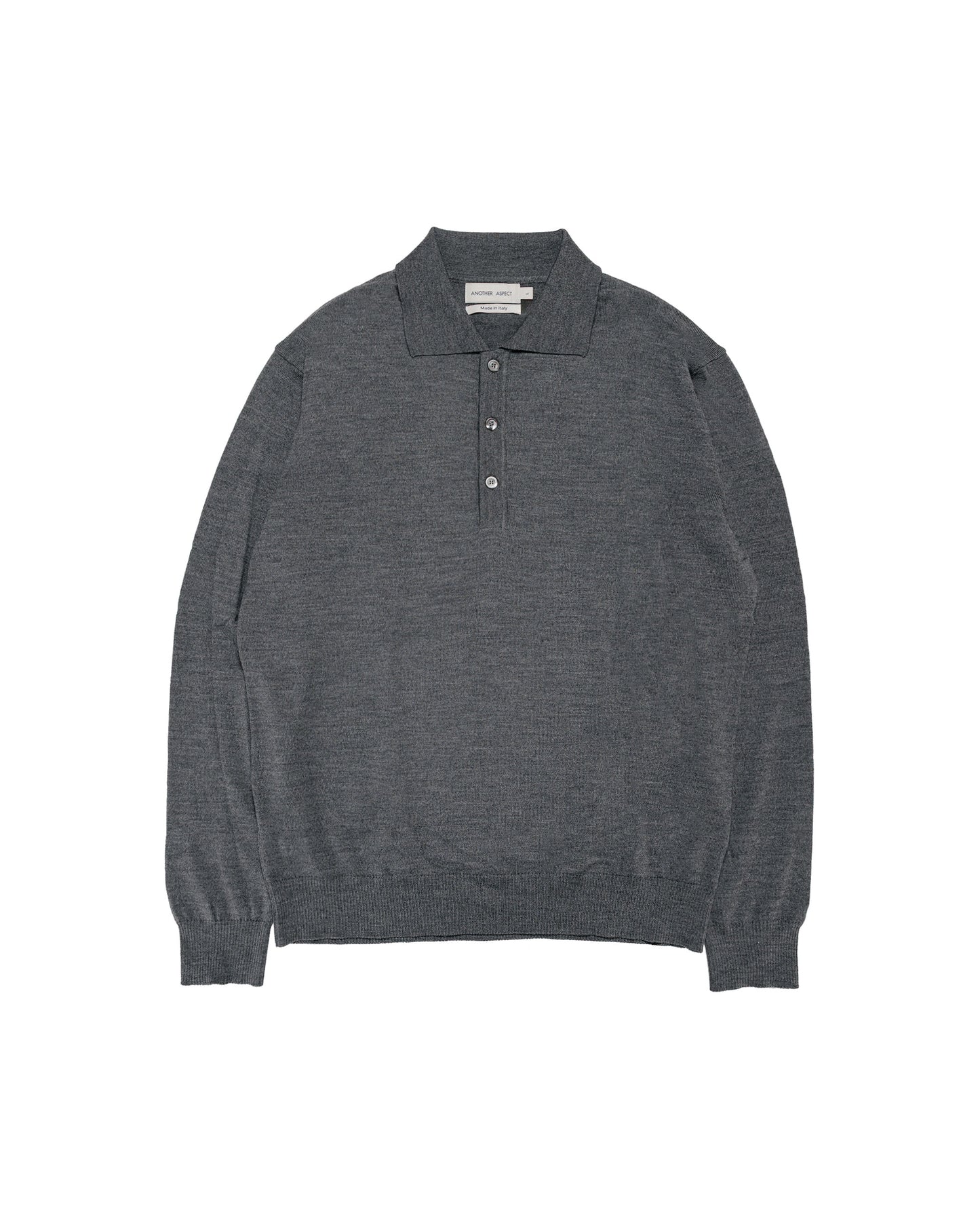 Another Aspect Another Polo Shirt 2.0 Grey Melange