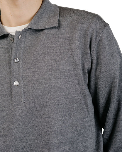 Another Aspect Another Polo Shirt 2.0 Grey Melange