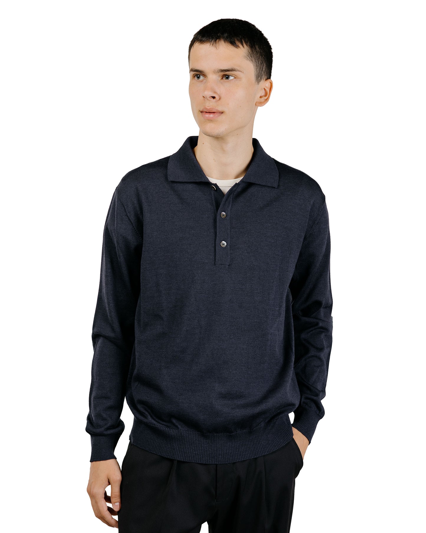 Another Aspect Another Polo Shirt 2.0 Night Sky Navy