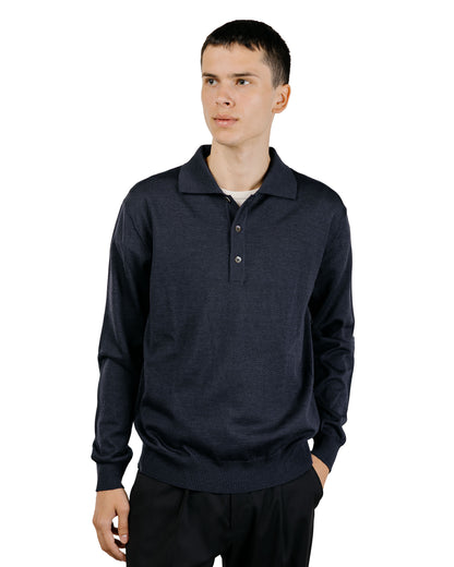 Another Aspect Another Polo Shirt 2.0 Night Sky Navy