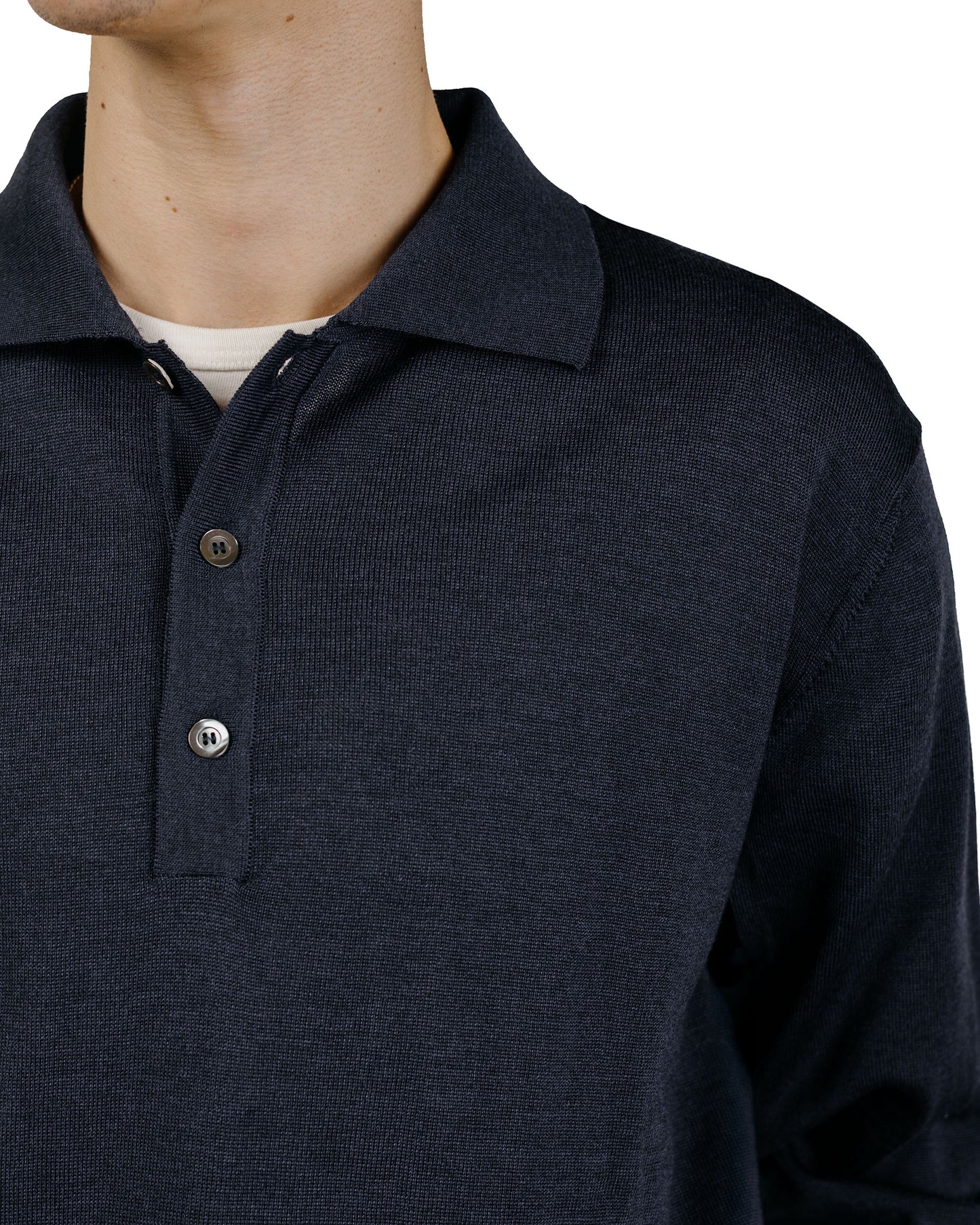 Another Aspect Another Polo Shirt 2.0 Night Sky Navy