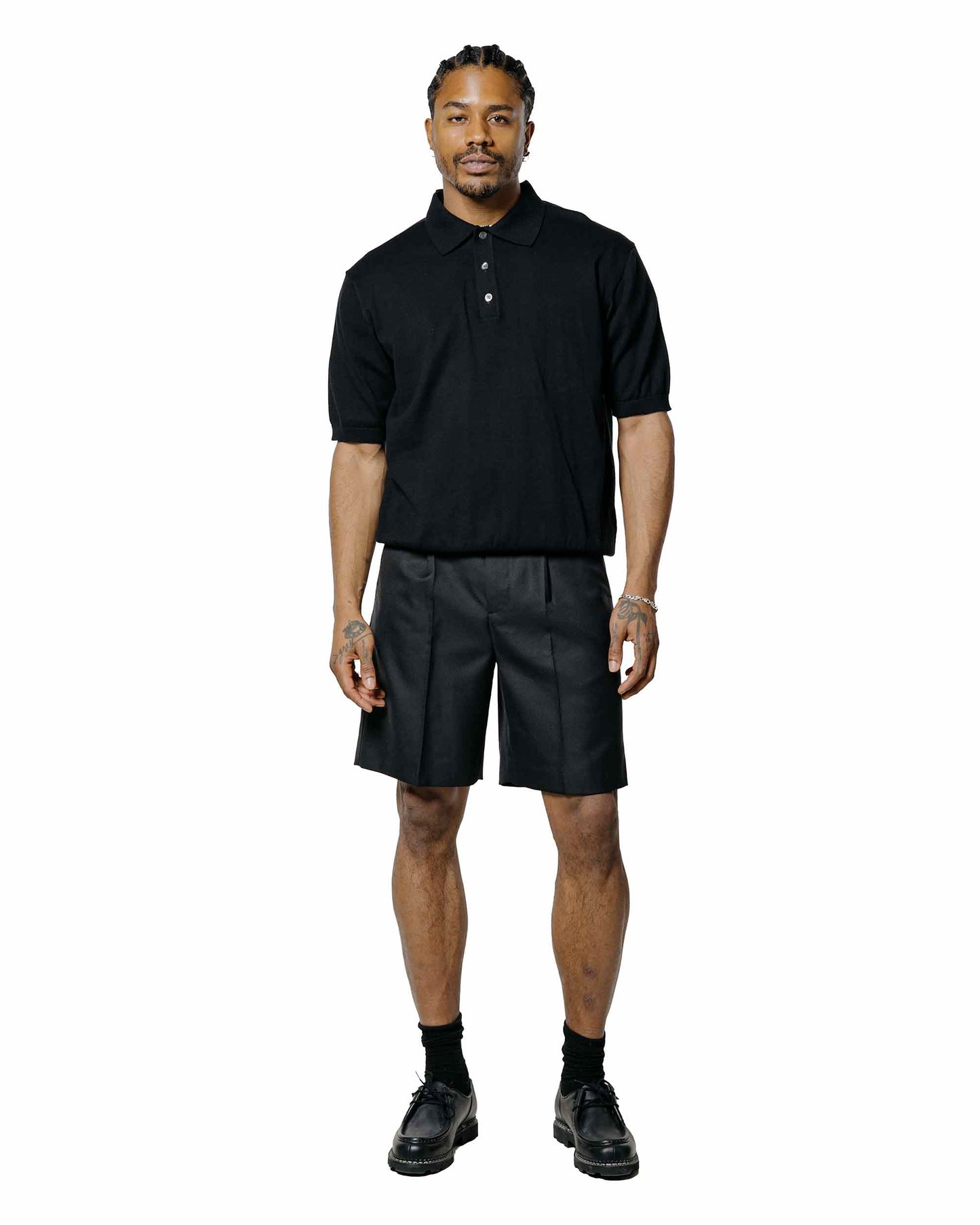 lost & found Another Aspect Another Aspect Another Polo Shirt 3.0 Black