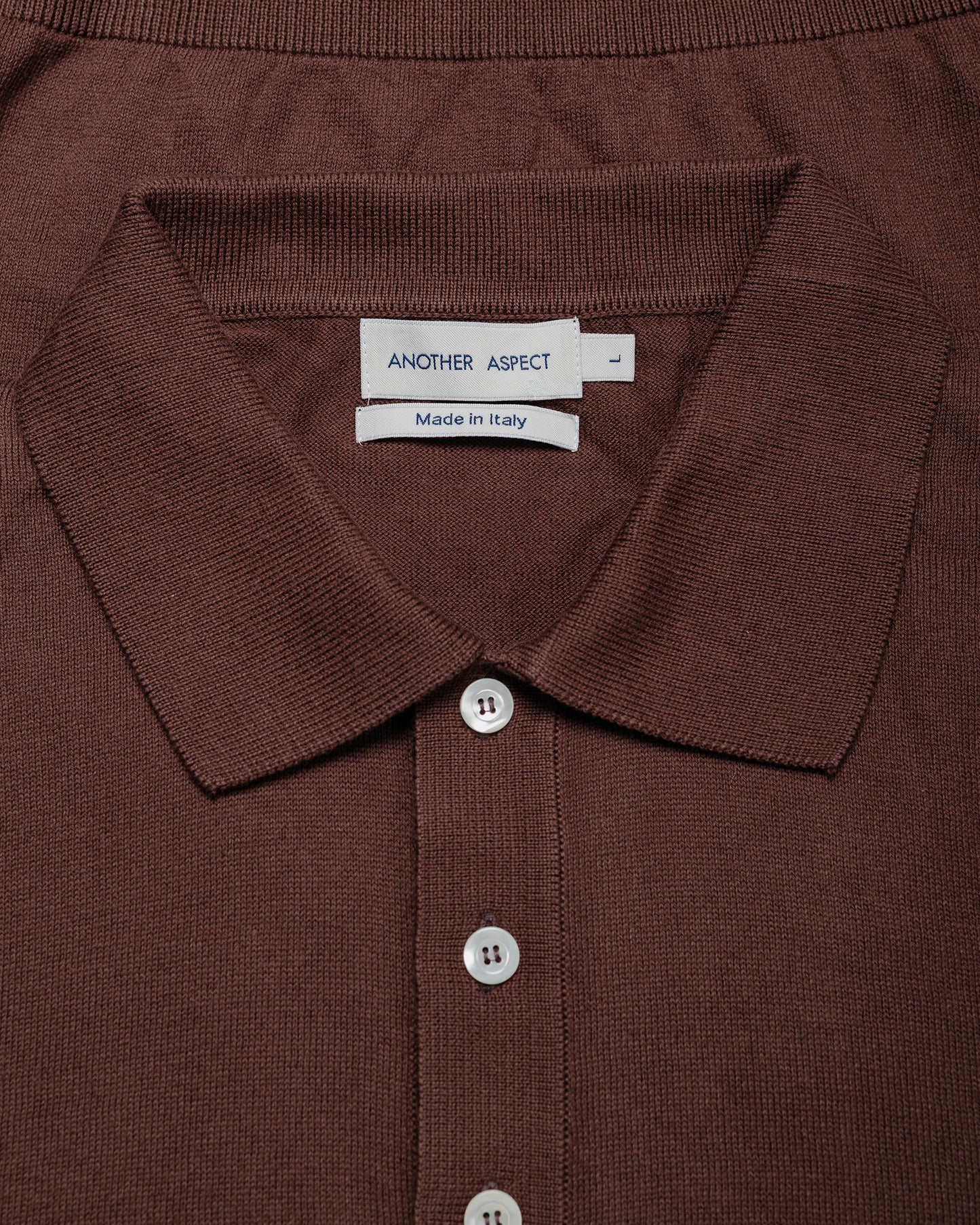 lost & found Another Aspect Another Aspect Another Polo Shirt 3.0 Tobacco