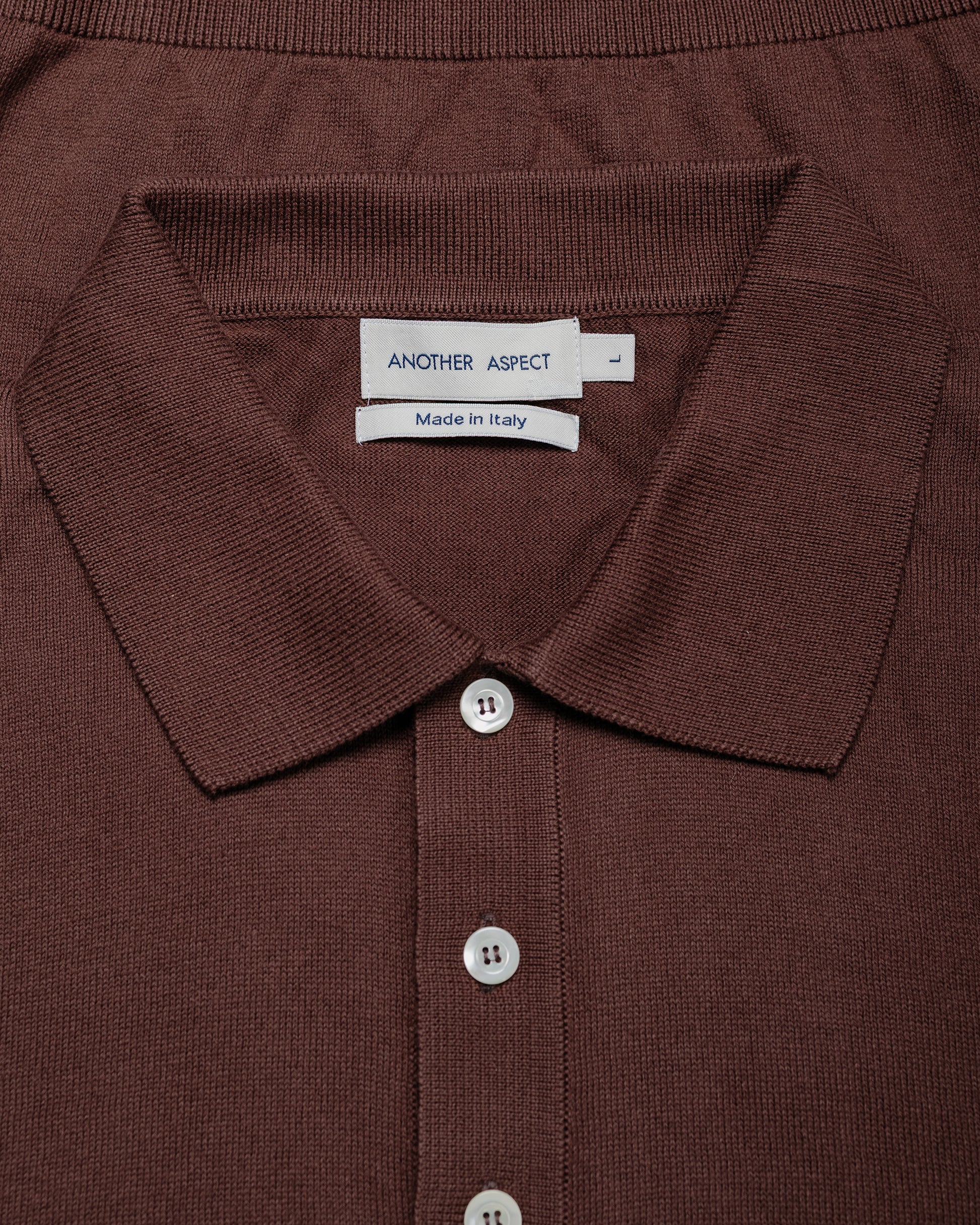 lost & found Another Aspect Another Aspect Another Polo Shirt 3.0 Tobacco