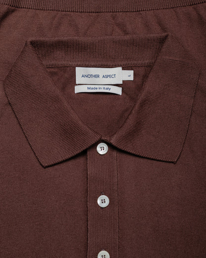 lost & found Another Aspect Another Aspect Another Polo Shirt 3.0 Tobacco