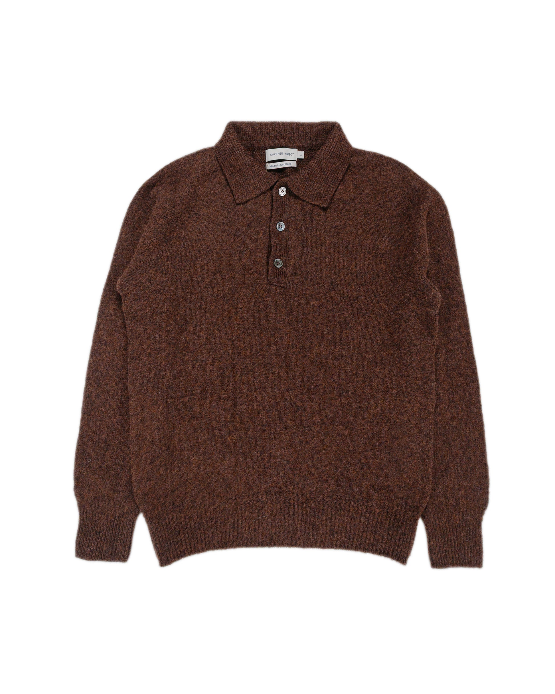 lost & found Another Aspect Another Aspect Another Polo Shirt 4.0 Burnt Brown