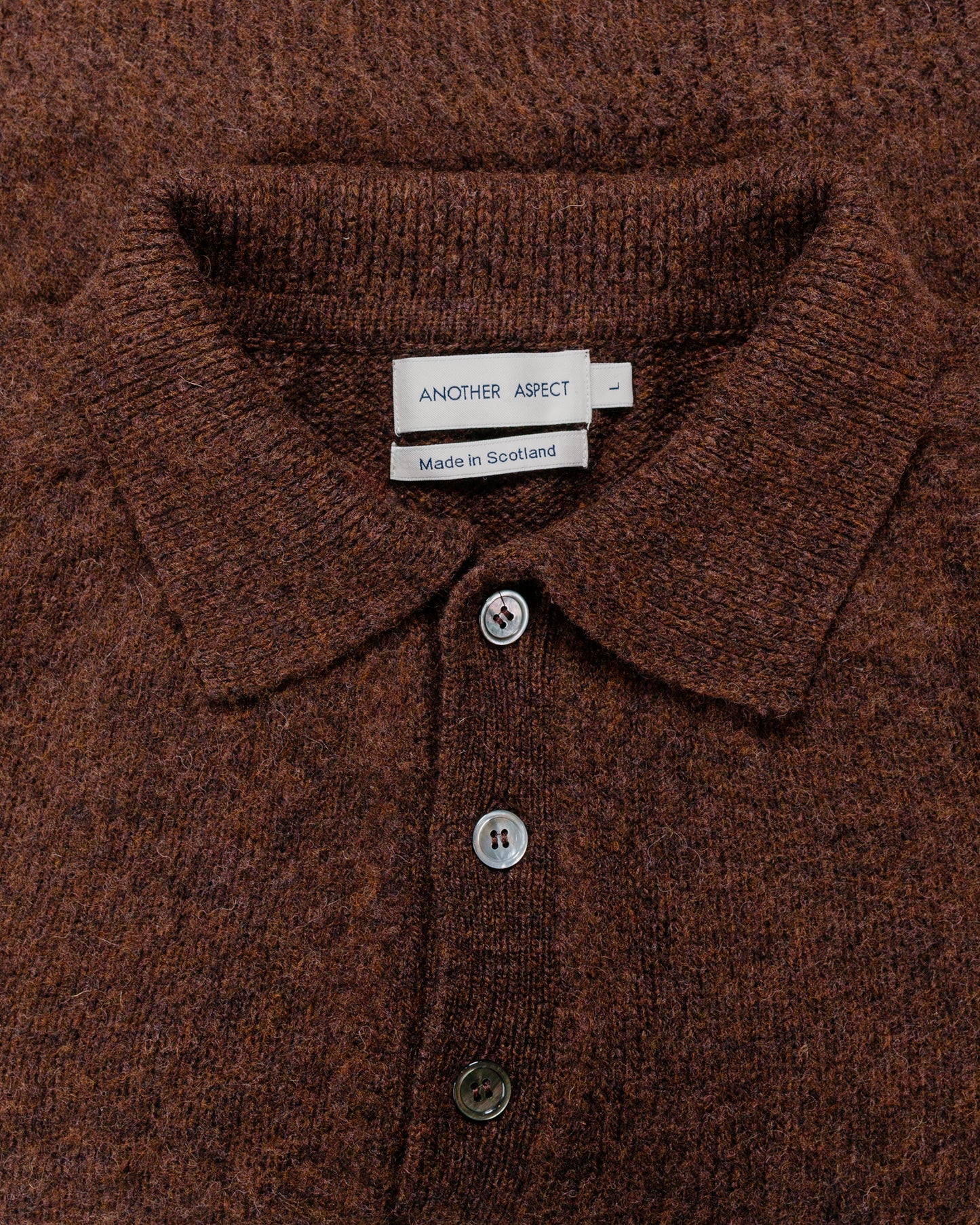 lost & found Another Aspect Another Aspect Another Polo Shirt 4.0 Burnt Brown
