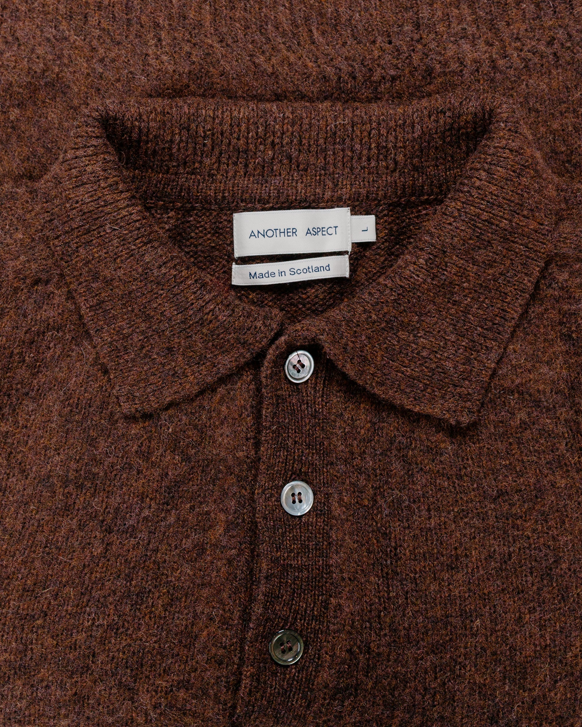 lost & found Another Aspect Another Aspect Another Polo Shirt 4.0 Burnt Brown