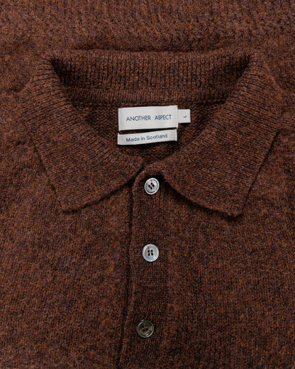 lost & found Another Aspect Another Aspect Another Polo Shirt 4.0 Burnt Brown