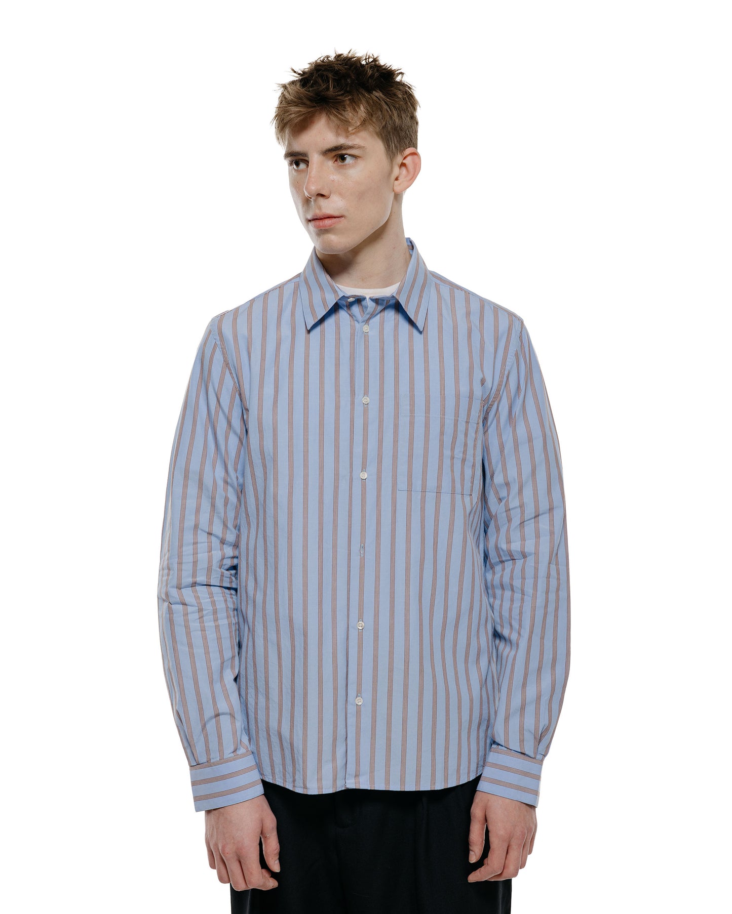 lost & found Another Aspect Another Aspect Another Shirt 3.0 Blue/Brown Stripe
