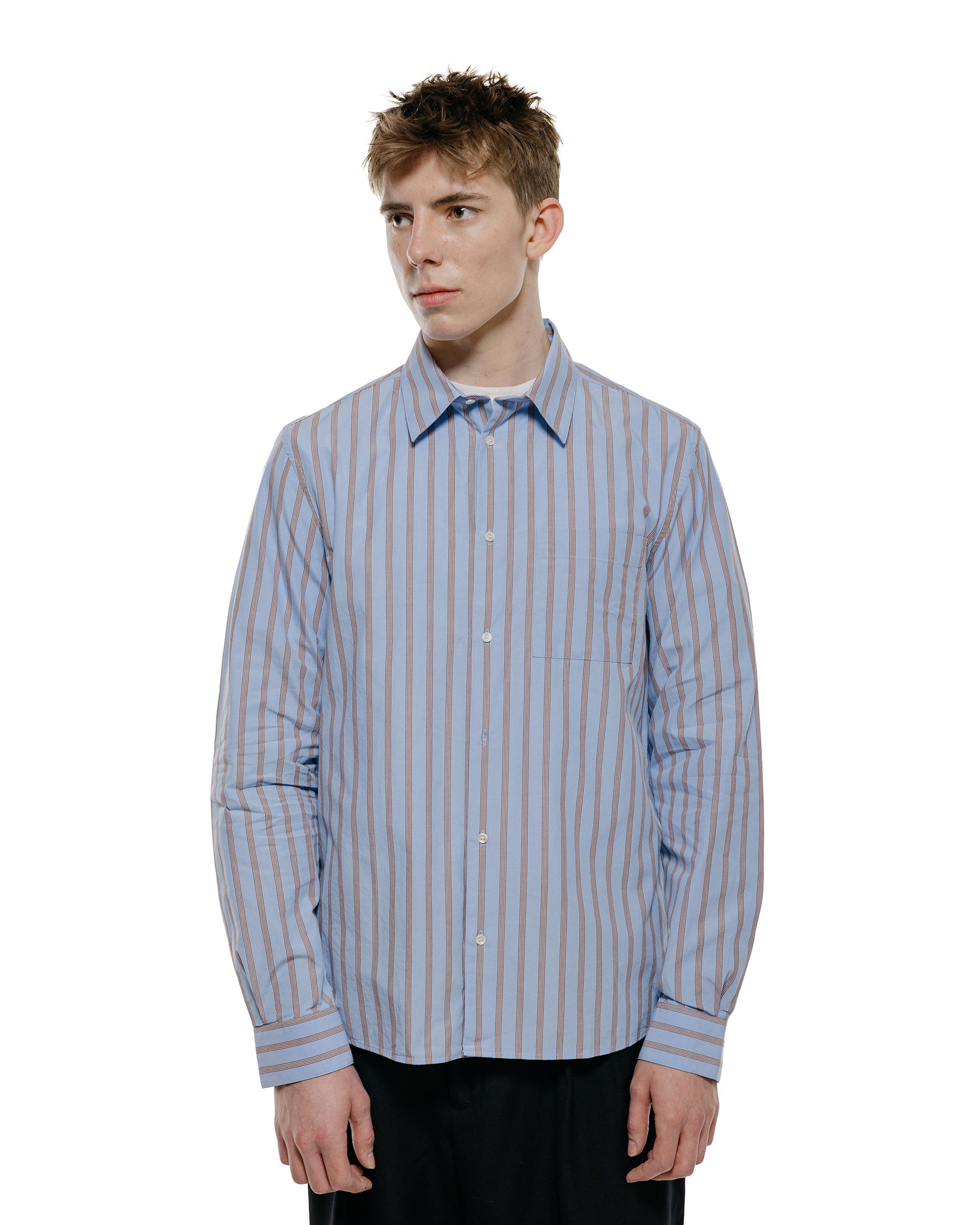 lost & found Another Aspect Another Aspect Another Shirt 3.0 Blue/Brown Stripe