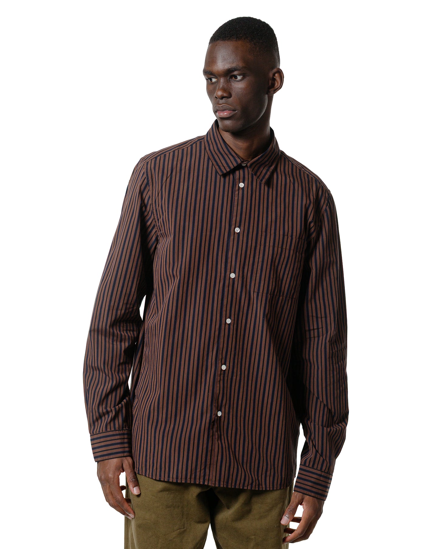 lost & found Another Aspect Another Aspect Another Shirt 3.0 Brown/Black Stripe