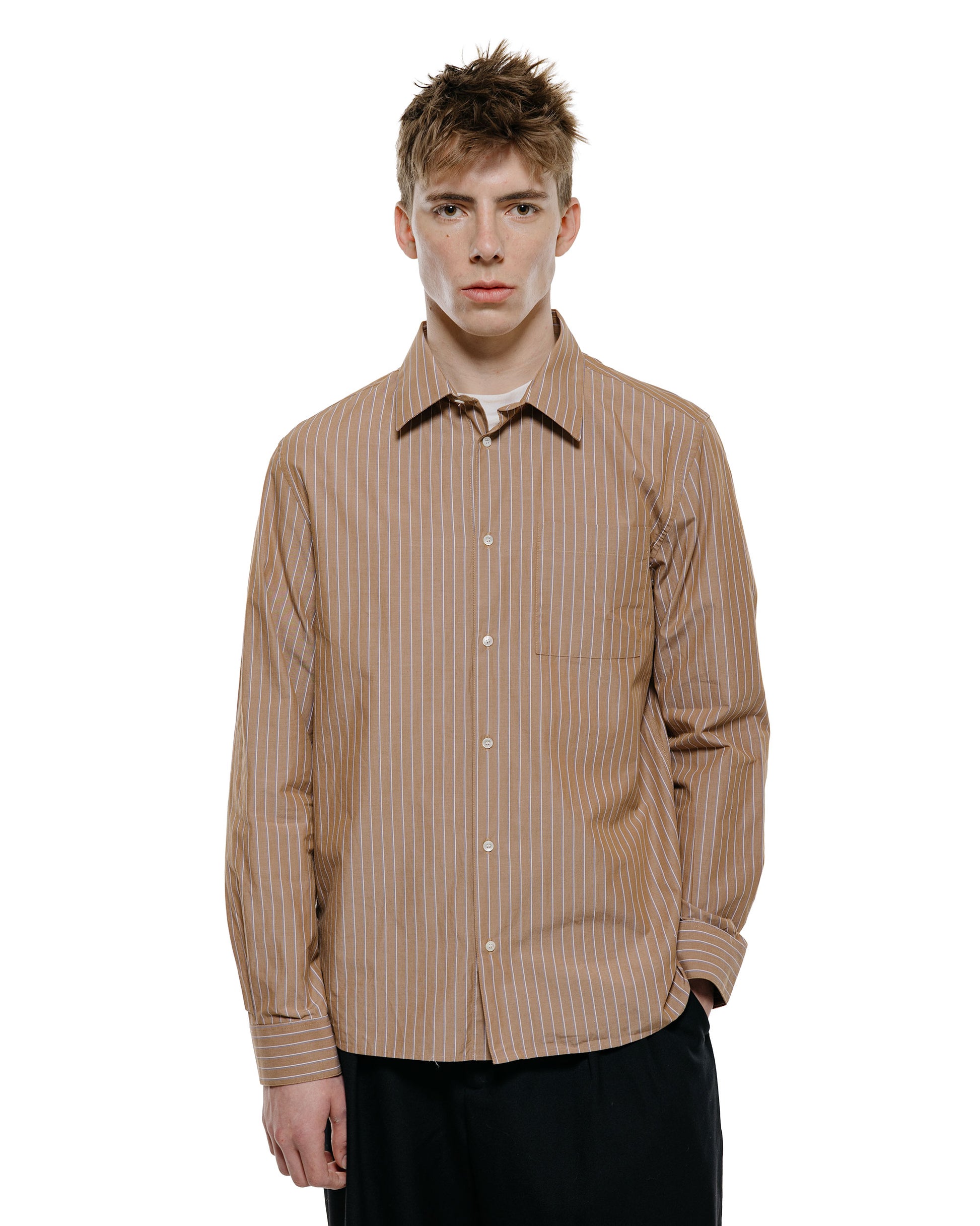 lost & found Another Aspect Another Aspect Another Shirt 3.0 Brown/White Stripe