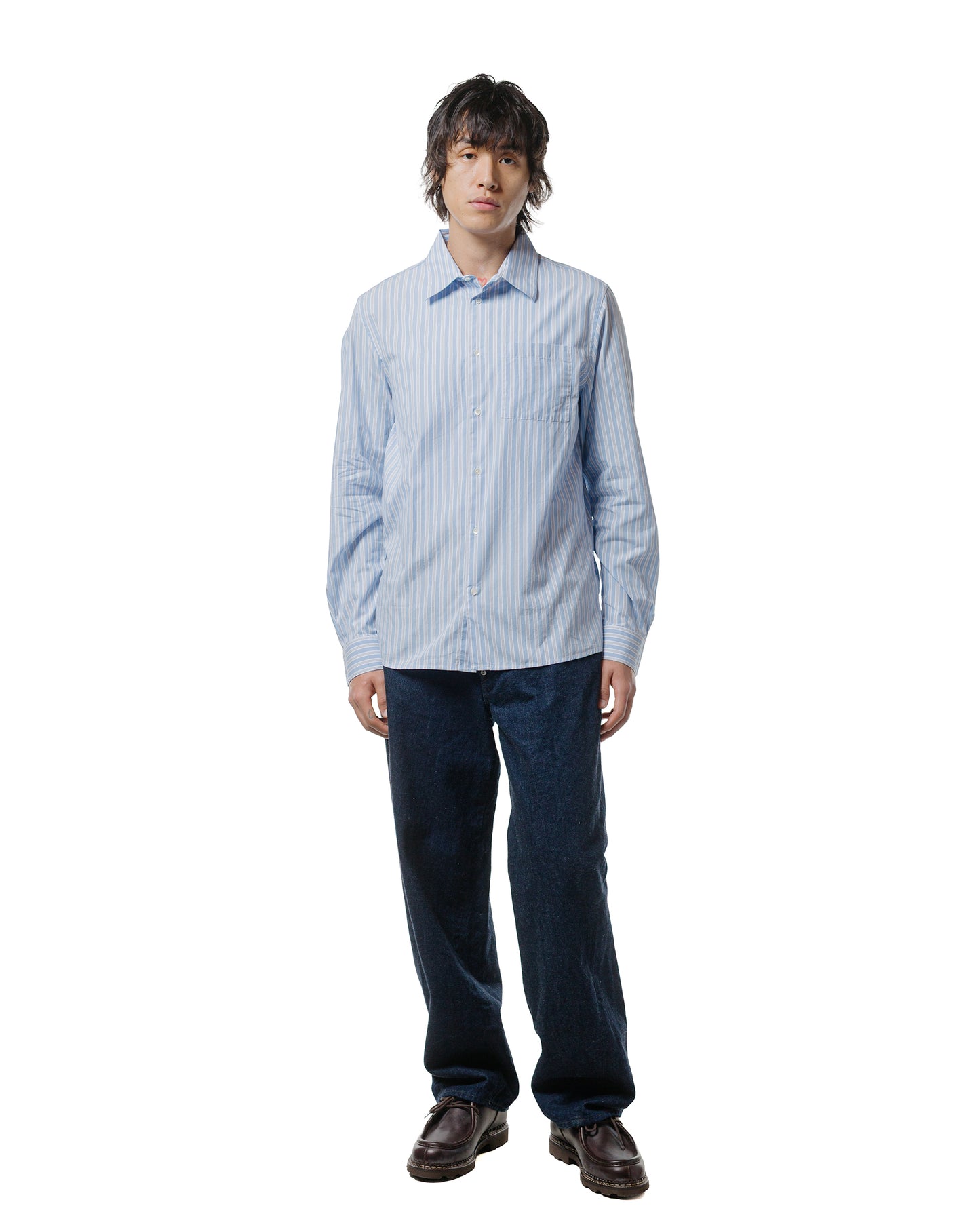 lost & found Another Aspect Another Aspect Another Shirt 3.0 Light Blue Stripe
