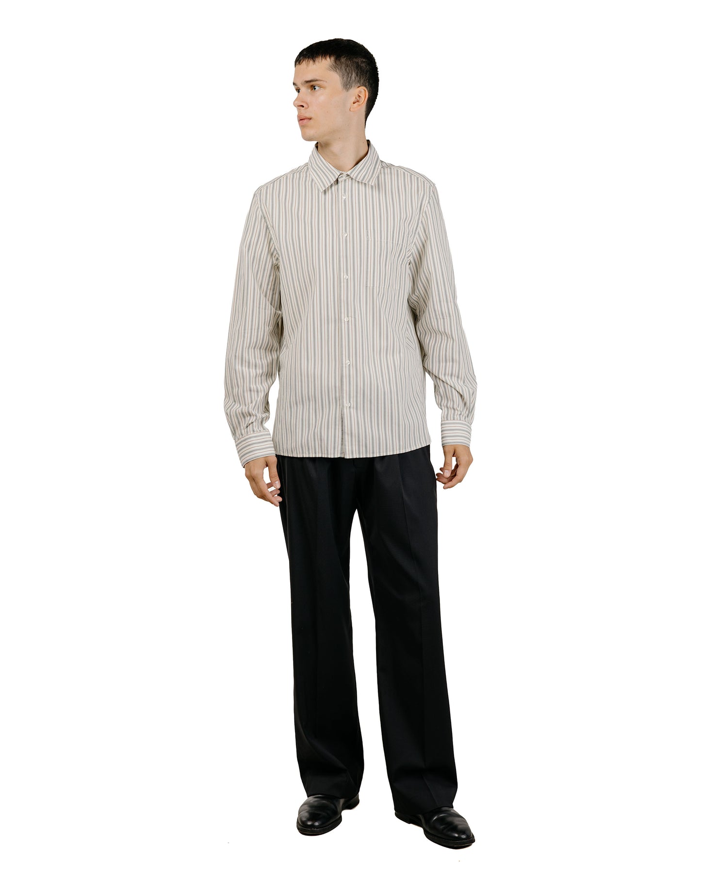 lost & found Another Aspect Another Aspect Another Shirt 3.0 Small Green Stripe