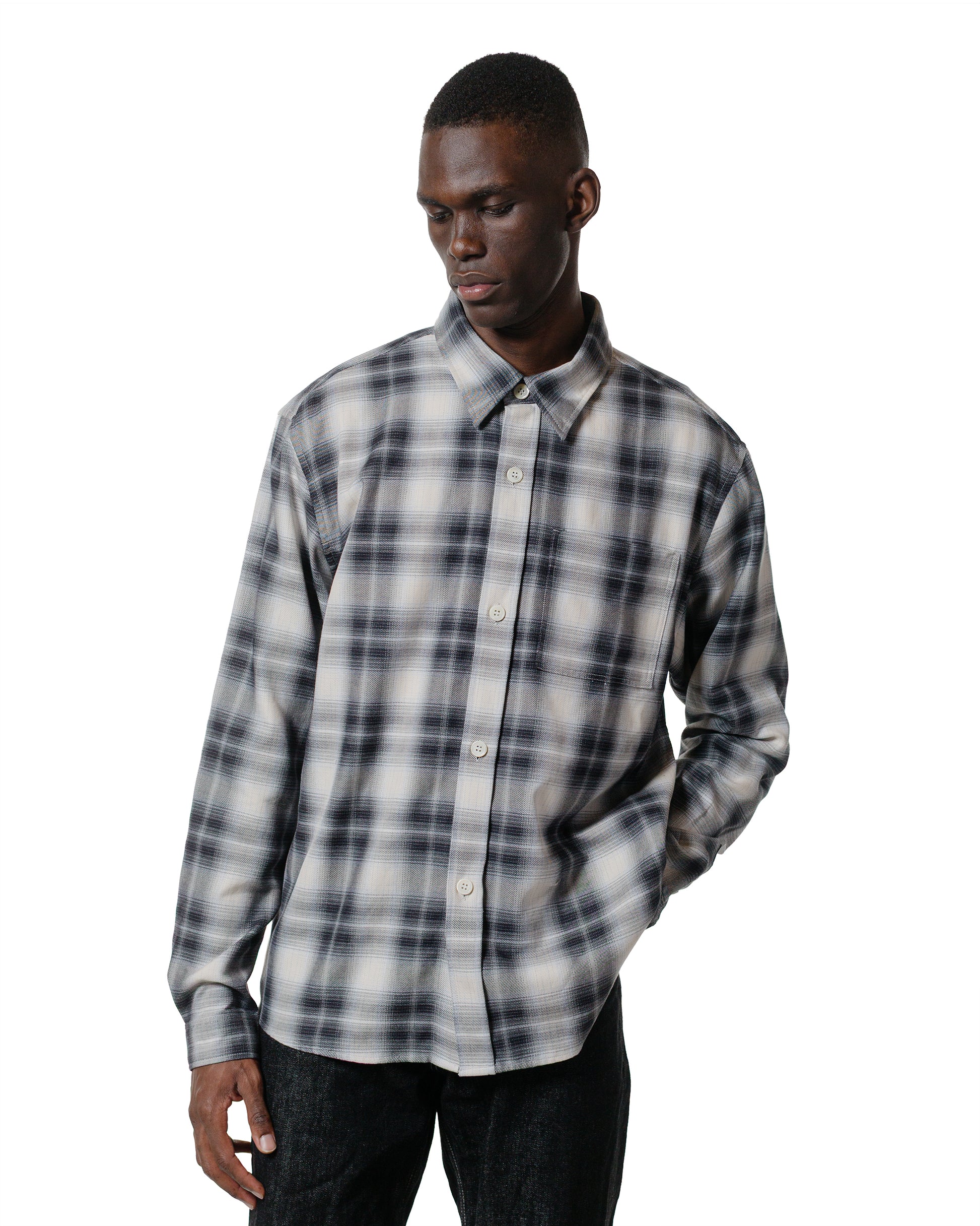 lost & found Another Aspect Another Aspect Another Shirt 4.0 Black/Grey Check