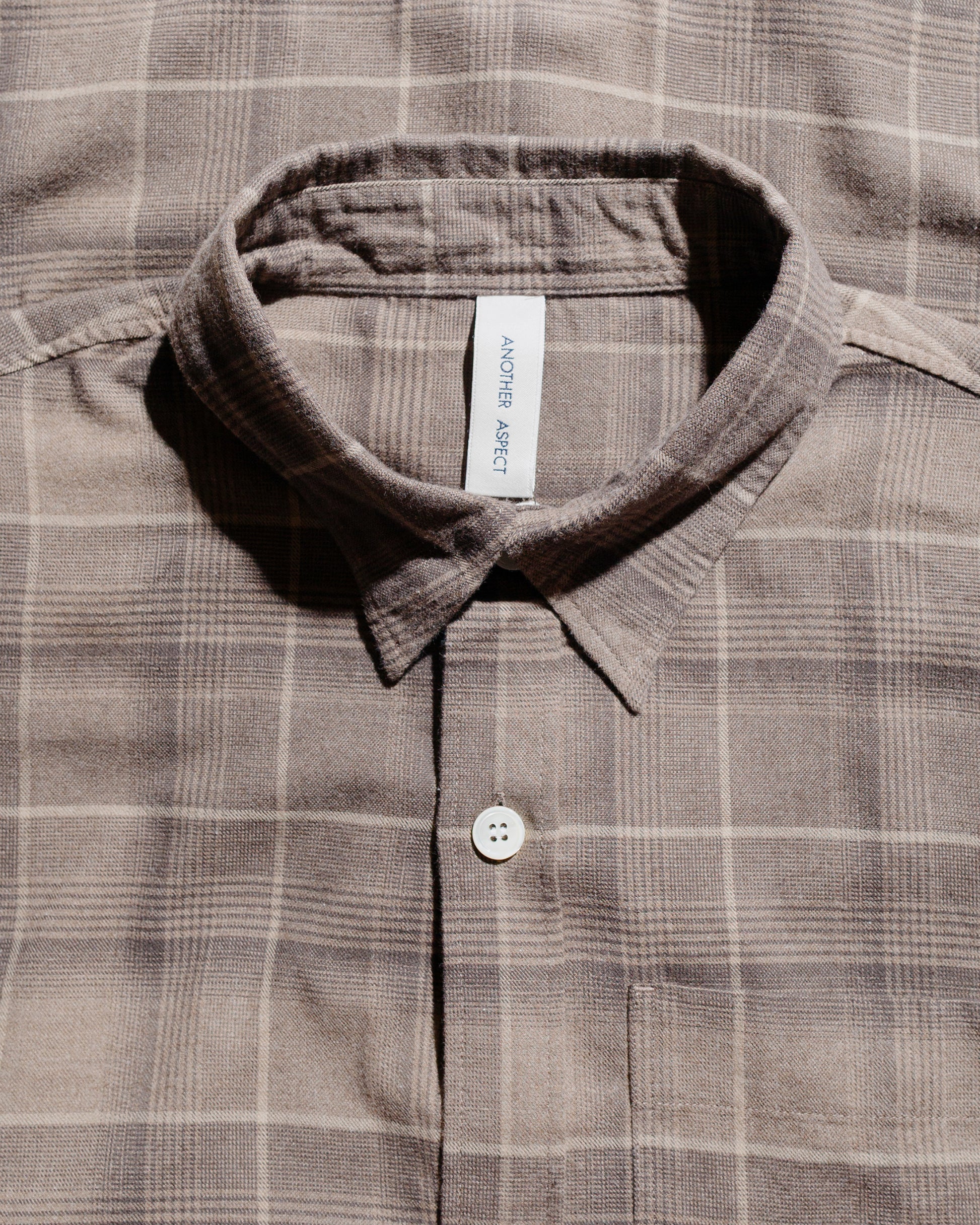 lost & found Another Aspect Another Aspect Another Shirt 4.0 Light Brown Check