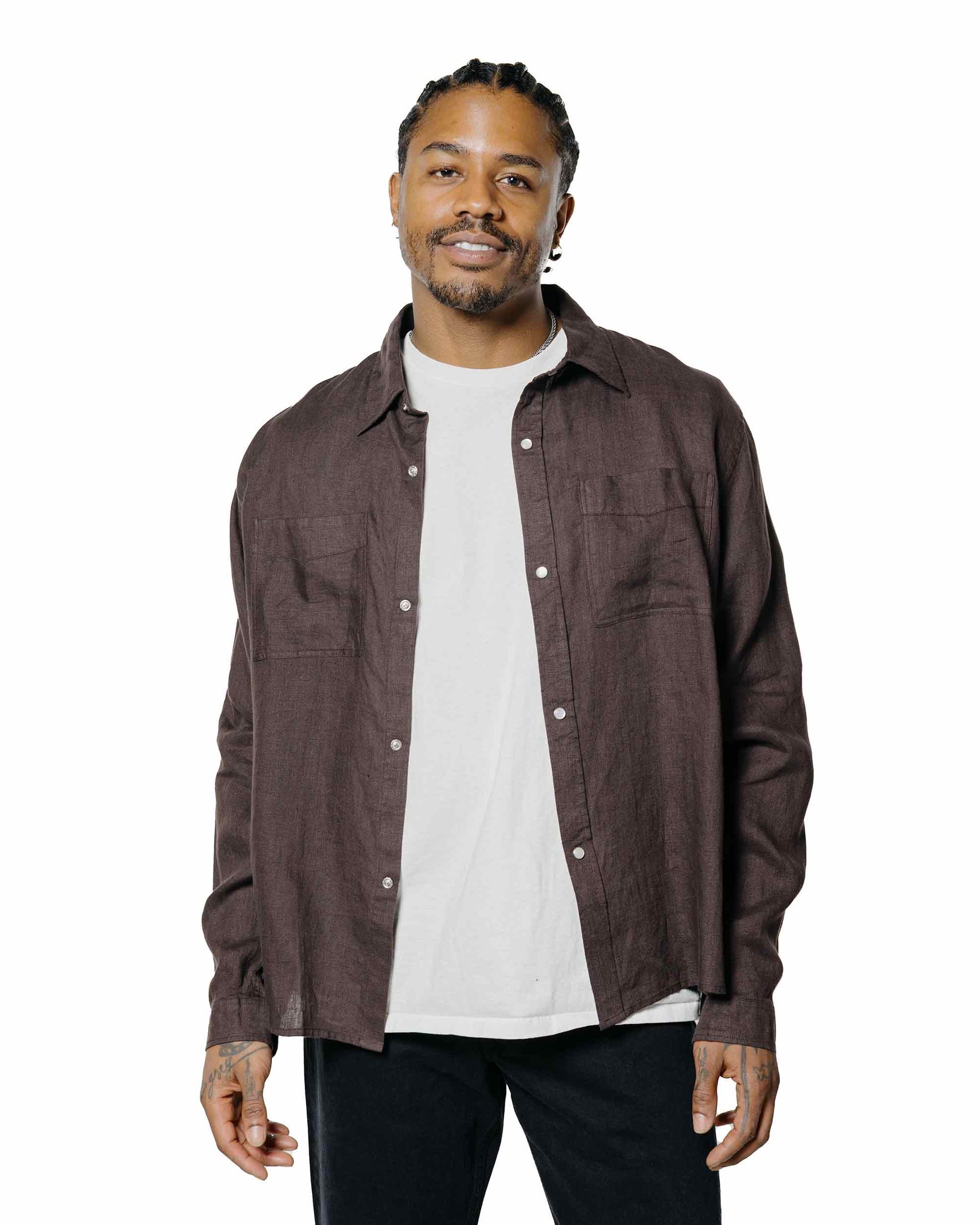 lost & found Another Aspect Another Aspect Another Shirt 5.0 Brown