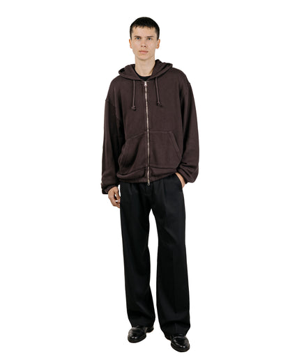 Another Aspect Another Zip Hoodie 1.0 Dark Brown