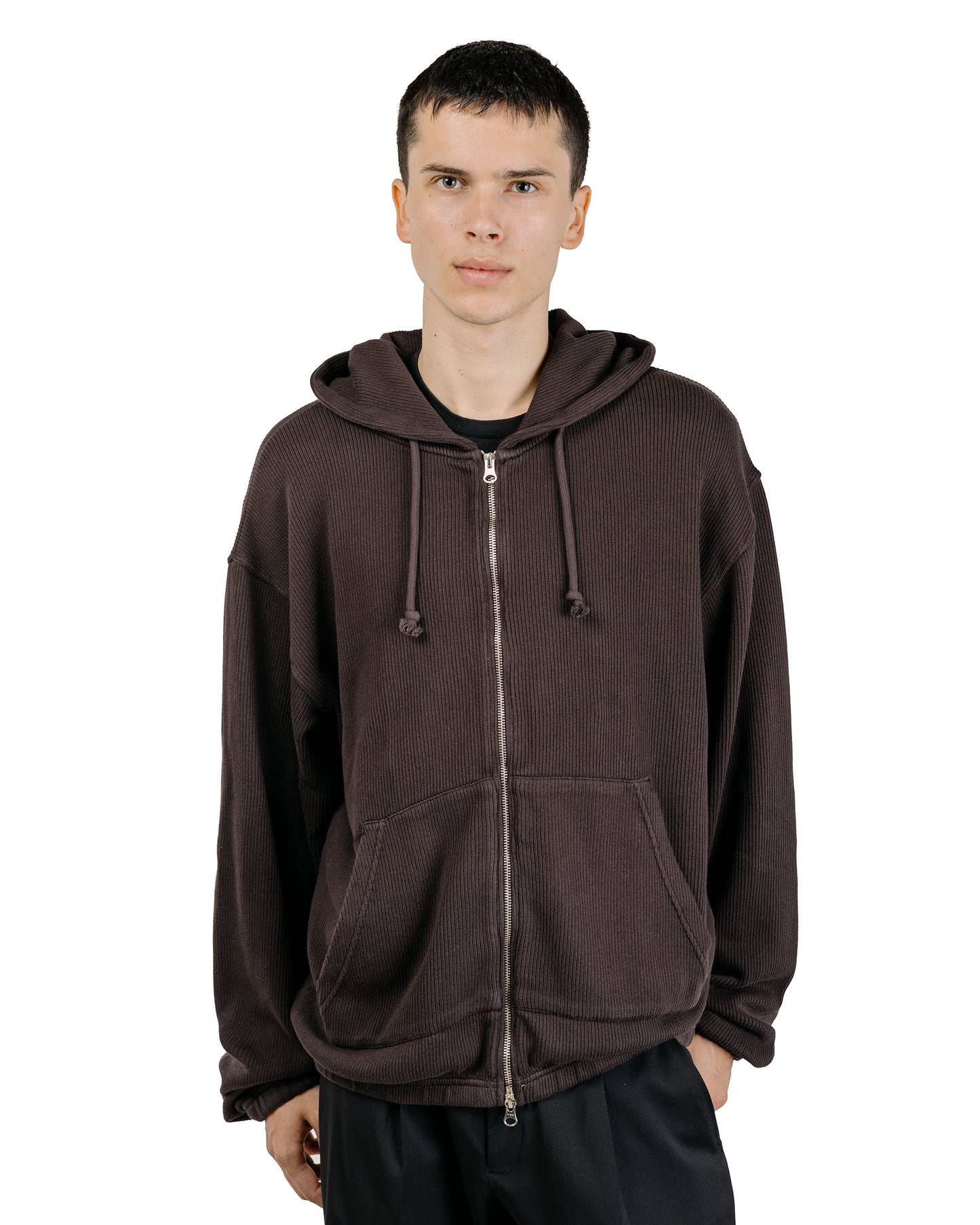 Another Aspect Another Zip Hoodie 1.0 Dark Brown