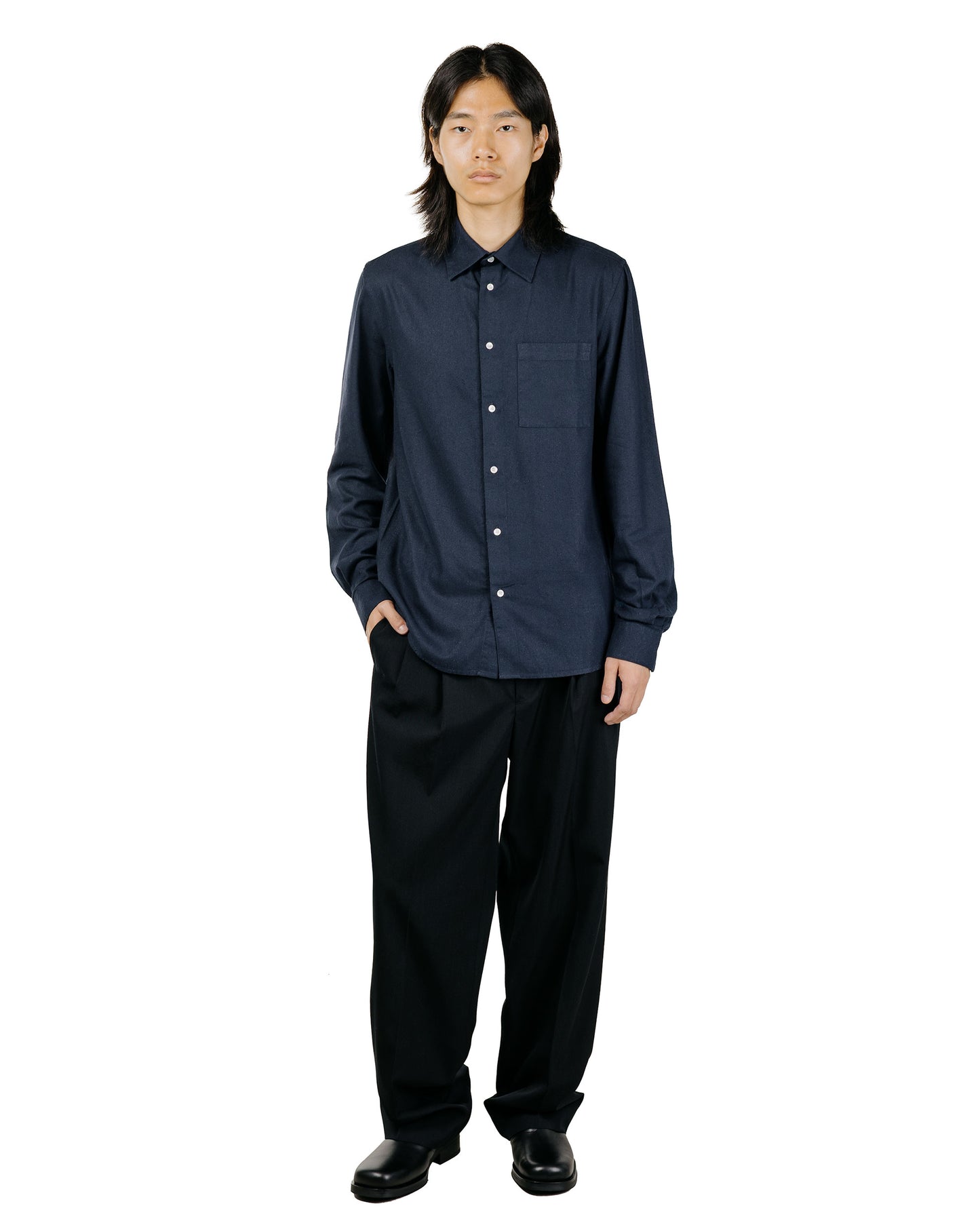Another Aspect Lost & Found Another Shirt 3.0 Night Sky Navy