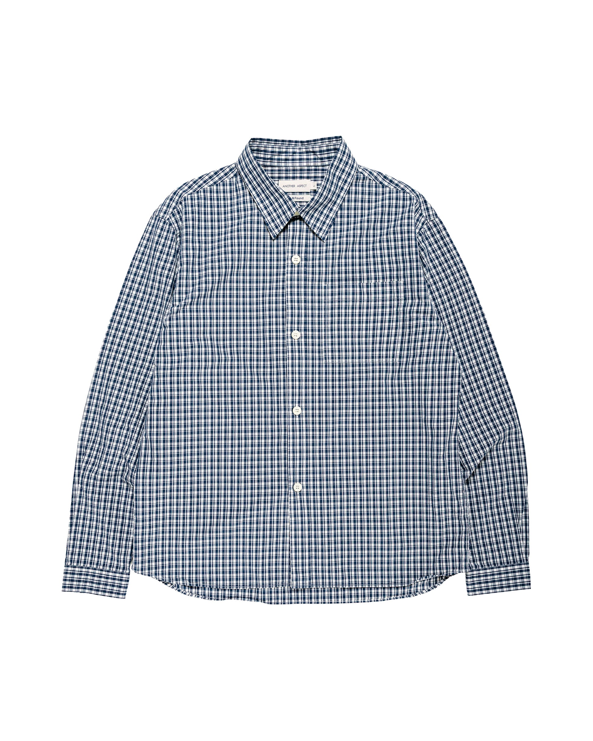 Another Aspect Lost & Found Another Shirt 4.0 Blue Check