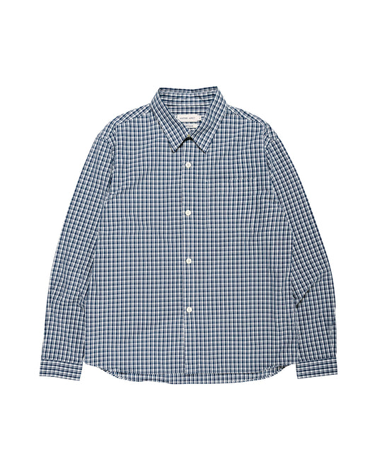 lost & found Another Aspect Another Aspect Lost & Found Another Shirt 4.0 Blue Check