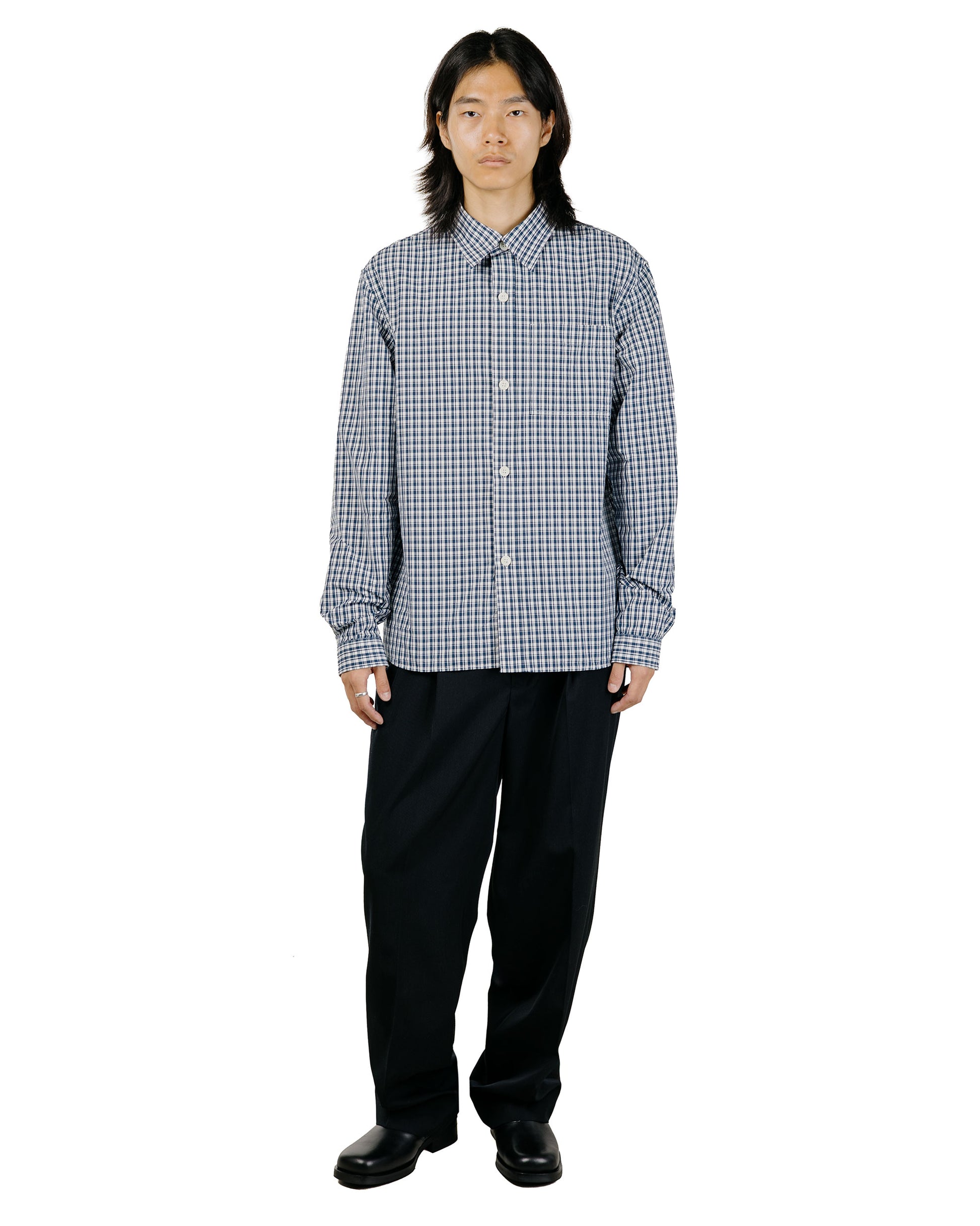 Another Aspect Lost & Found Another Shirt 4.0 Blue Check
