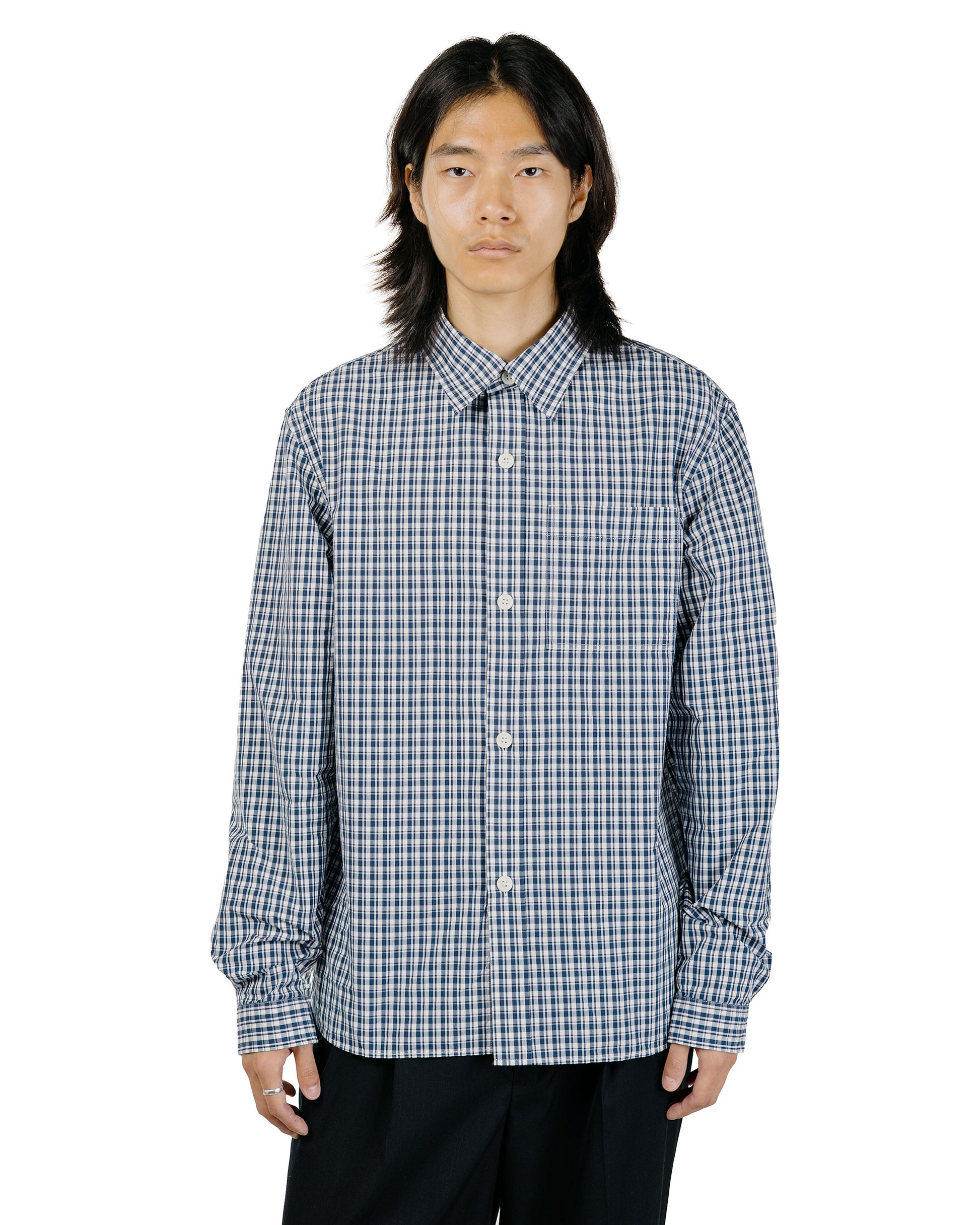 Another Aspect Lost & Found Another Shirt 4.0 Blue Check