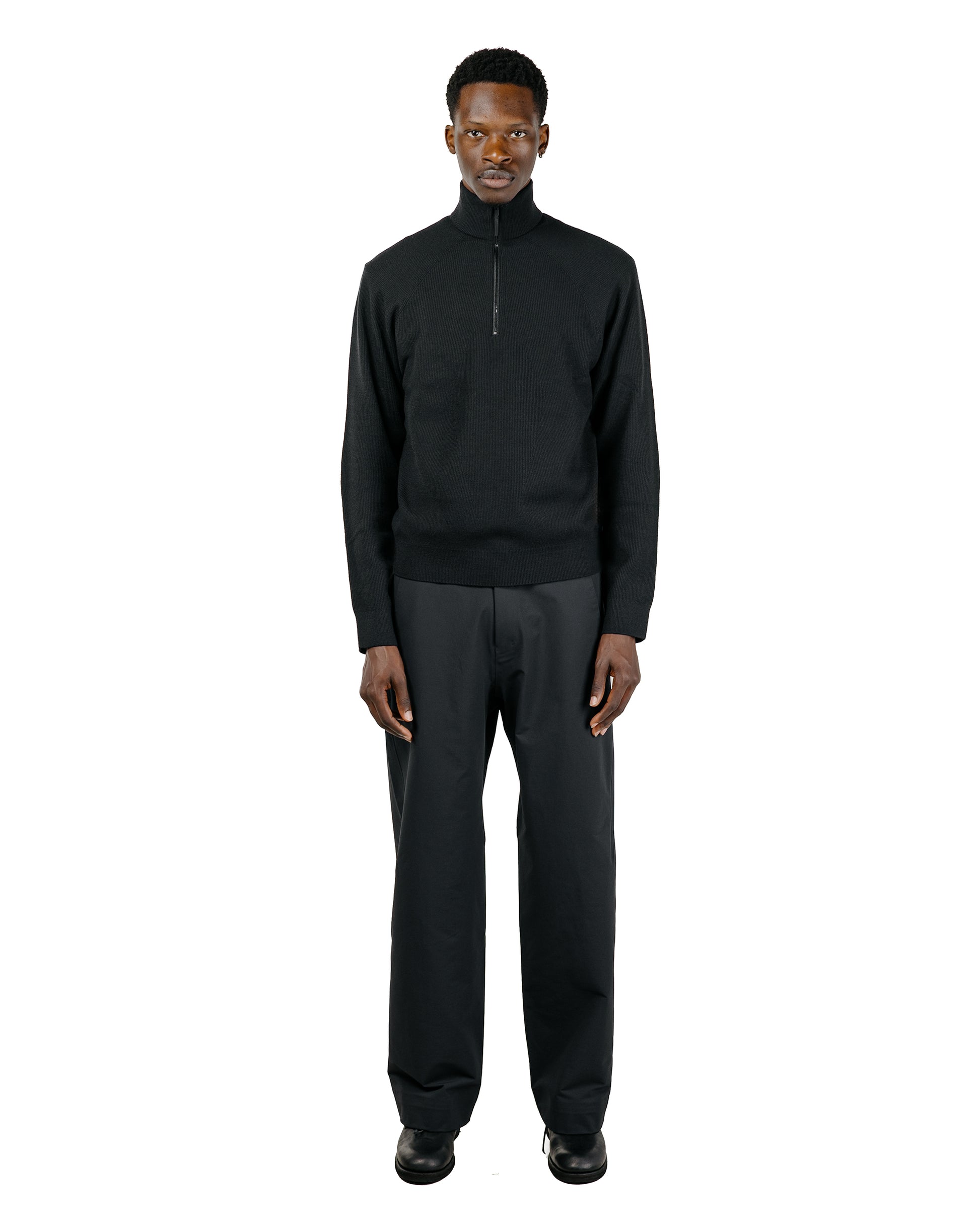 Arc'teryx Veilance Conic Wool Half Zip Neck Black