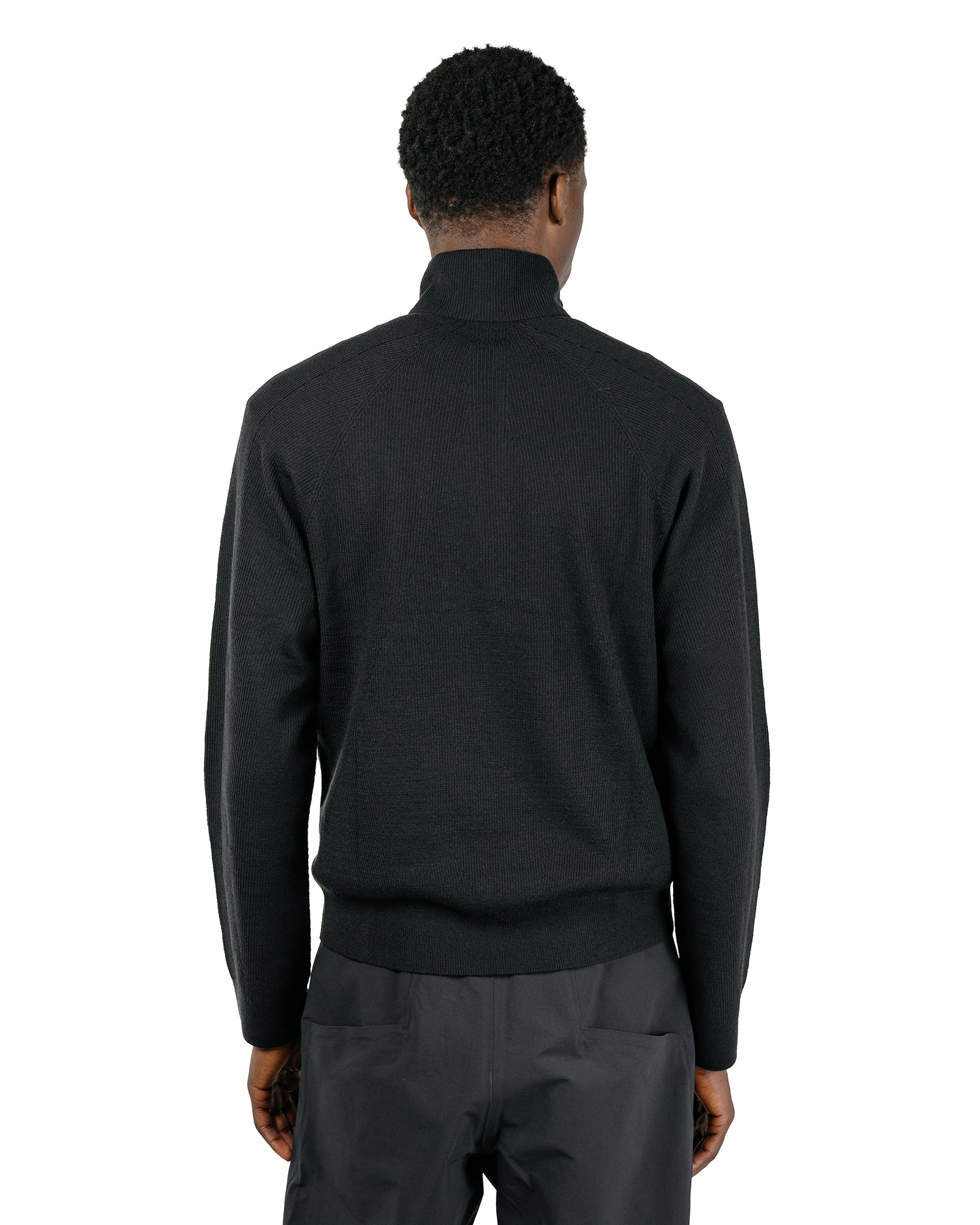 Arc'teryx Veilance Conic Wool Half Zip Neck Black