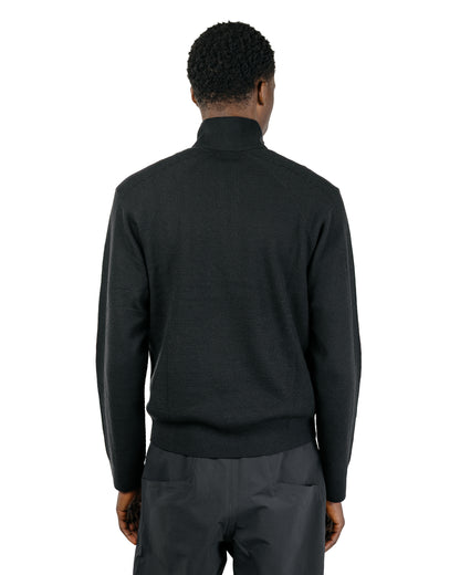 Arc'teryx Veilance Conic Wool Half Zip Neck Black